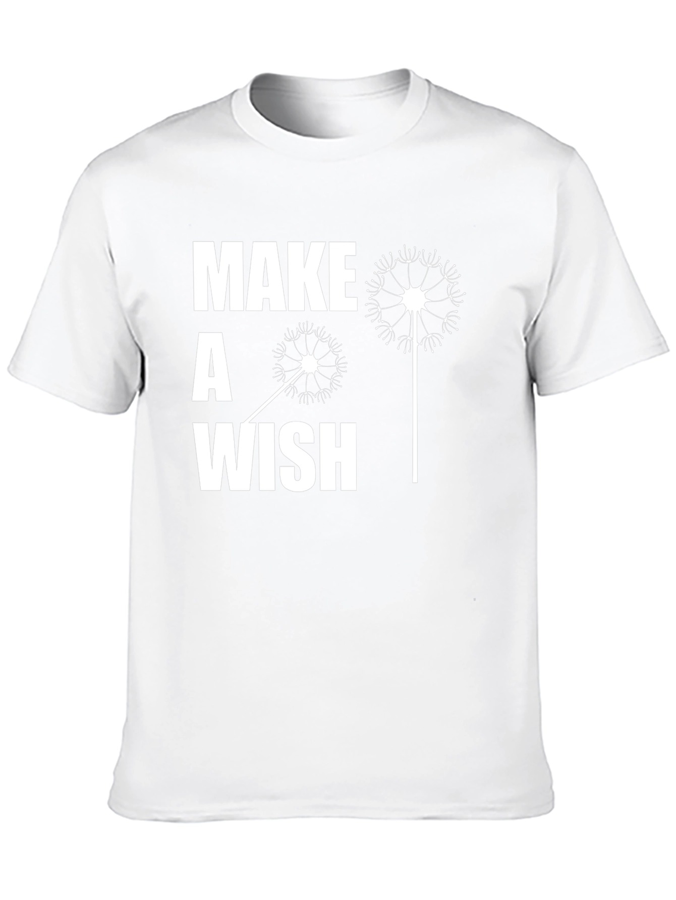 Make a Wish Graphic Tee - Casual Black T-Shirt