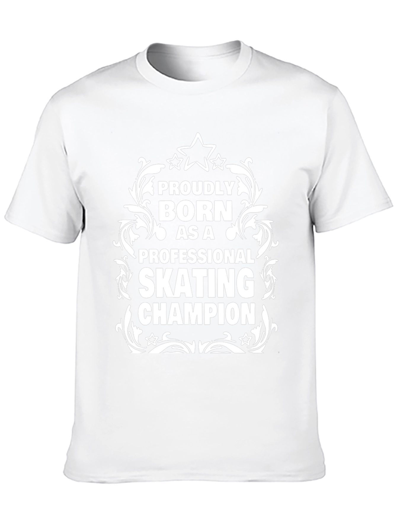 Proudly Born Skating Champion T-Shirt
