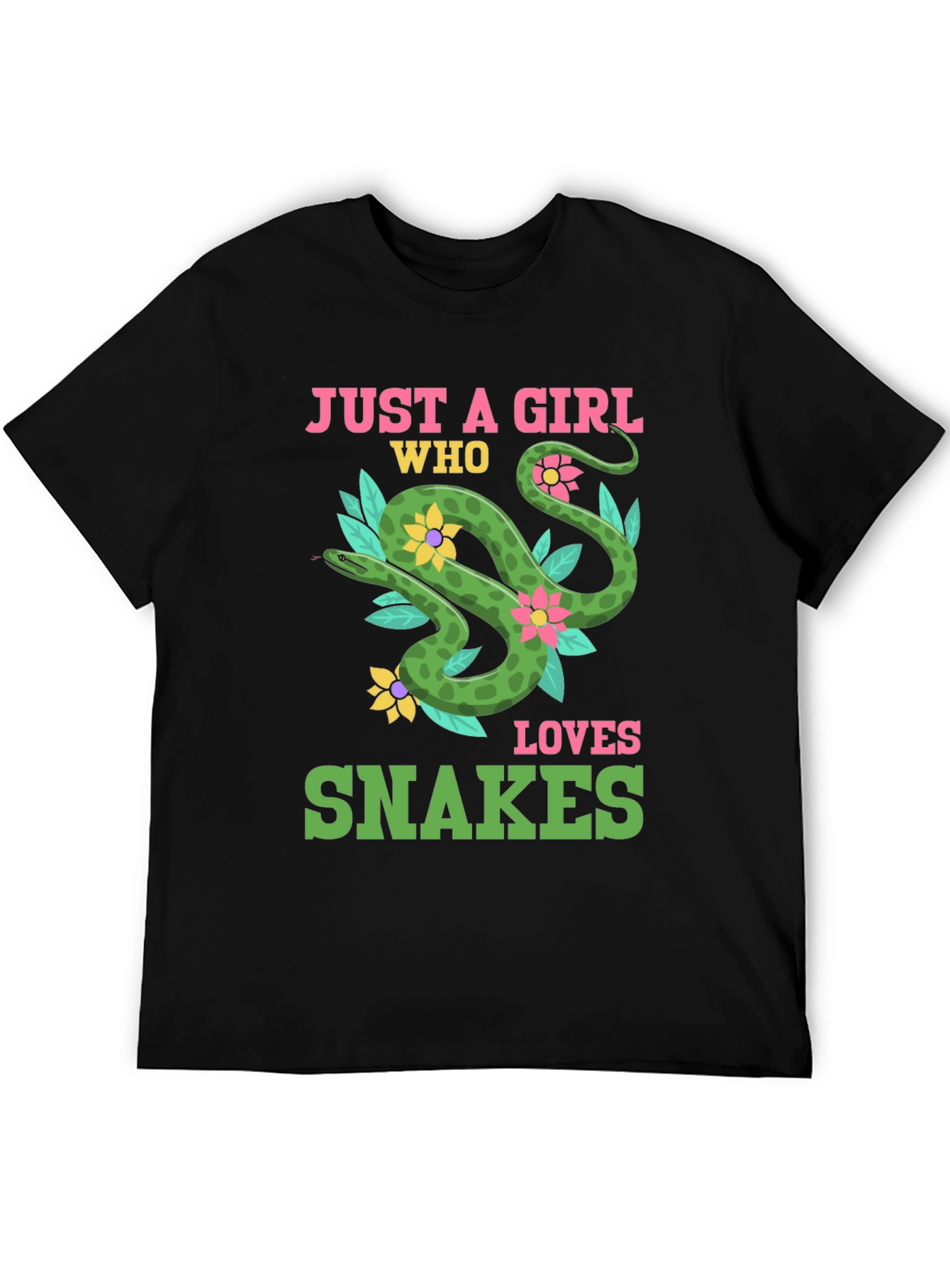 Just A Girl Who Loves Snakes T-Shirt
