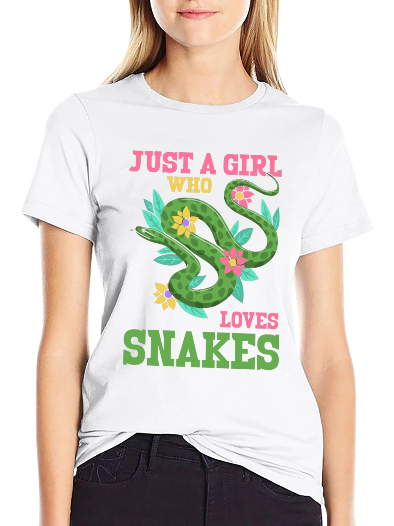 Just A Girl Who Loves Snakes T-Shirt