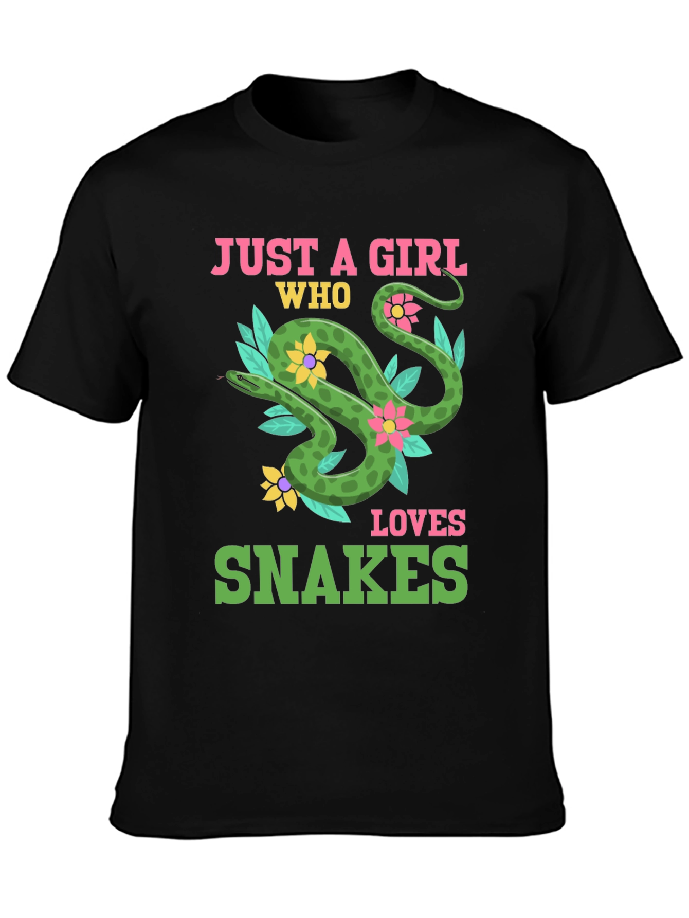 Just A Girl Who Loves Snakes T-Shirt