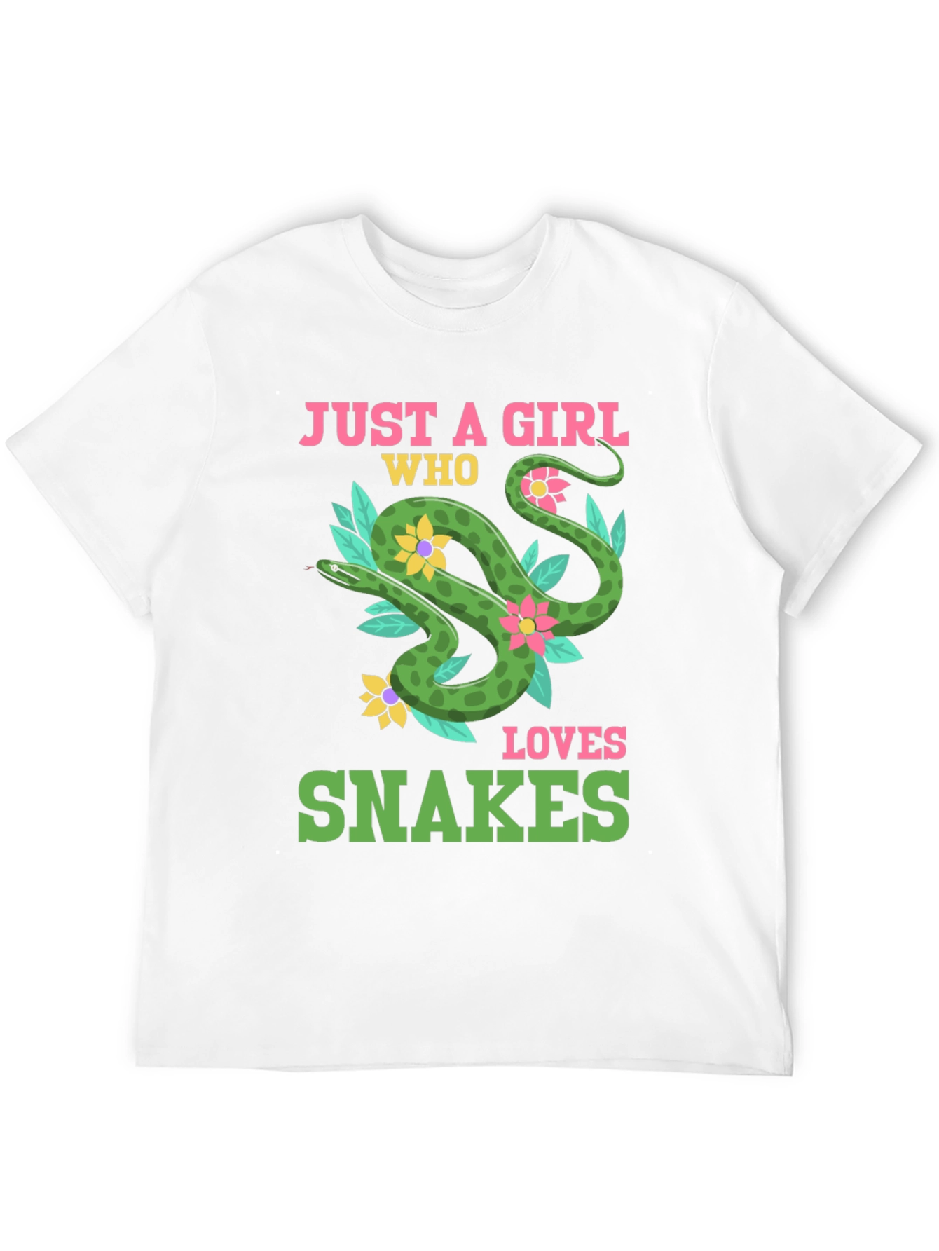 Just A Girl Who Loves Snakes T-Shirt