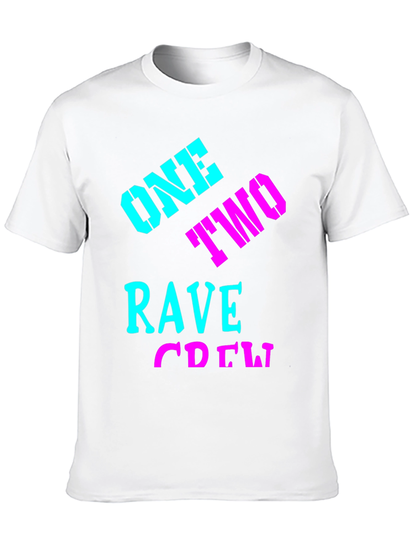 Rave Crew Black Graphic Tee