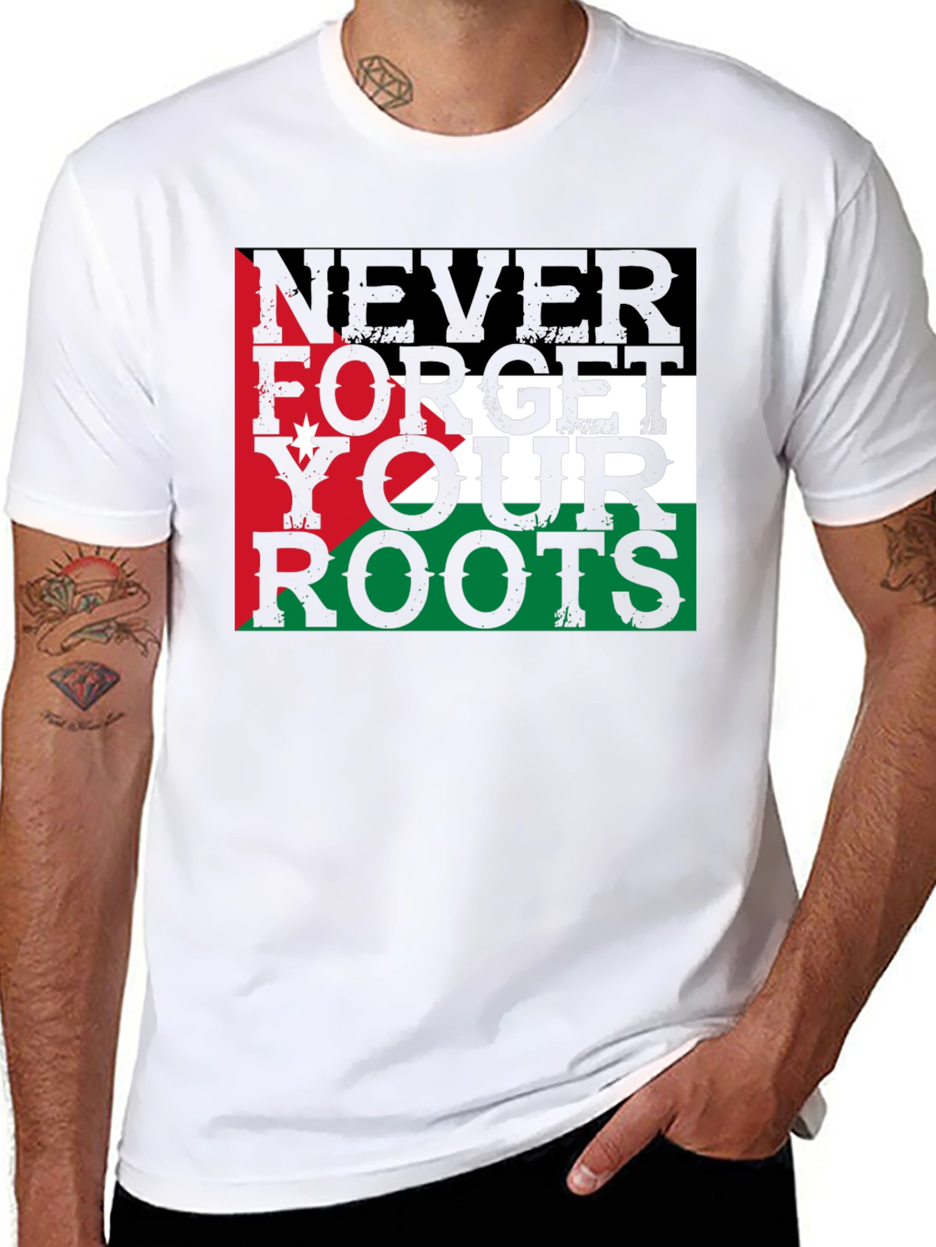 Jordan Roots T-Shirt - Never Forget