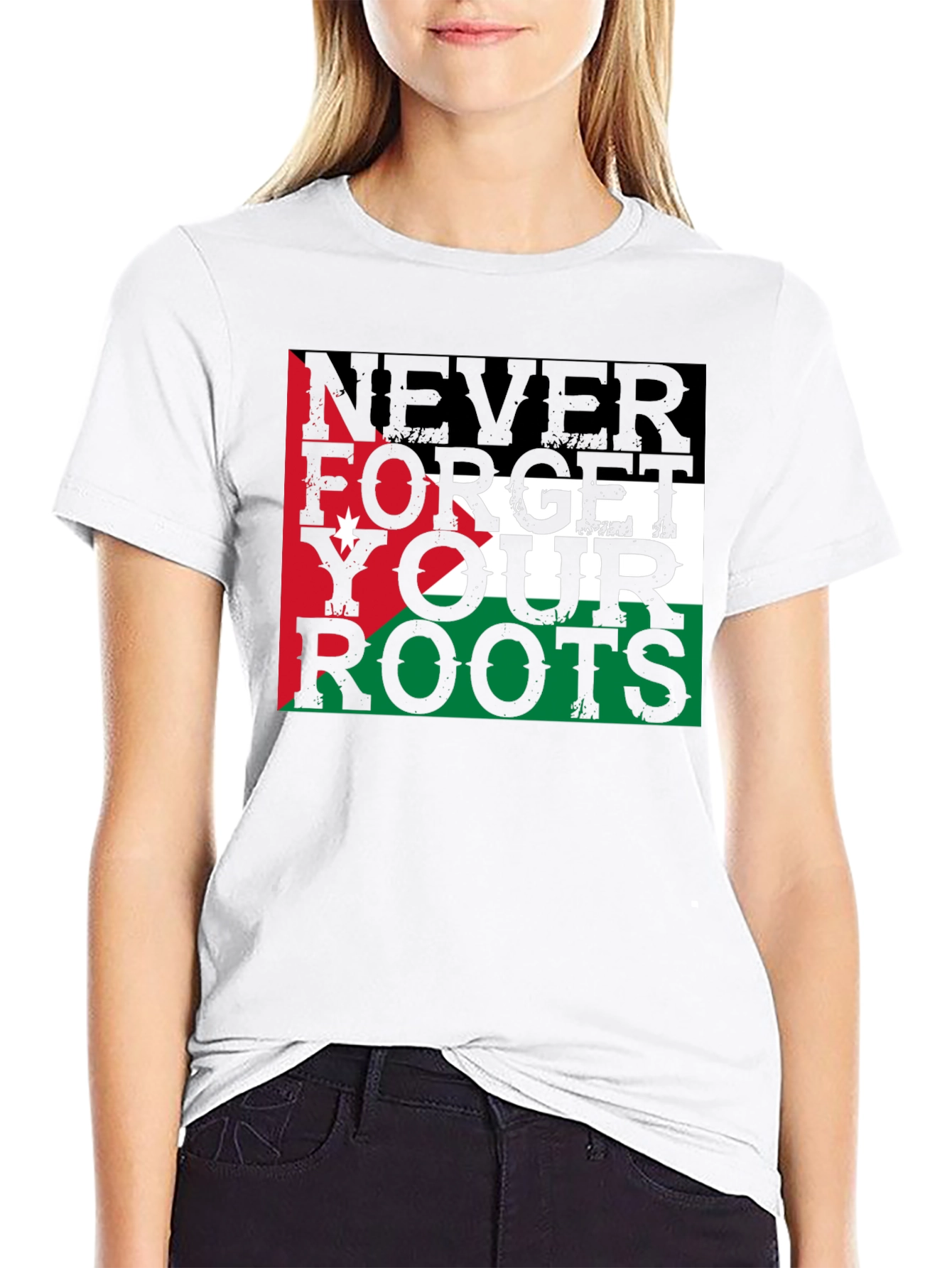 Jordan Roots T-Shirt - Never Forget