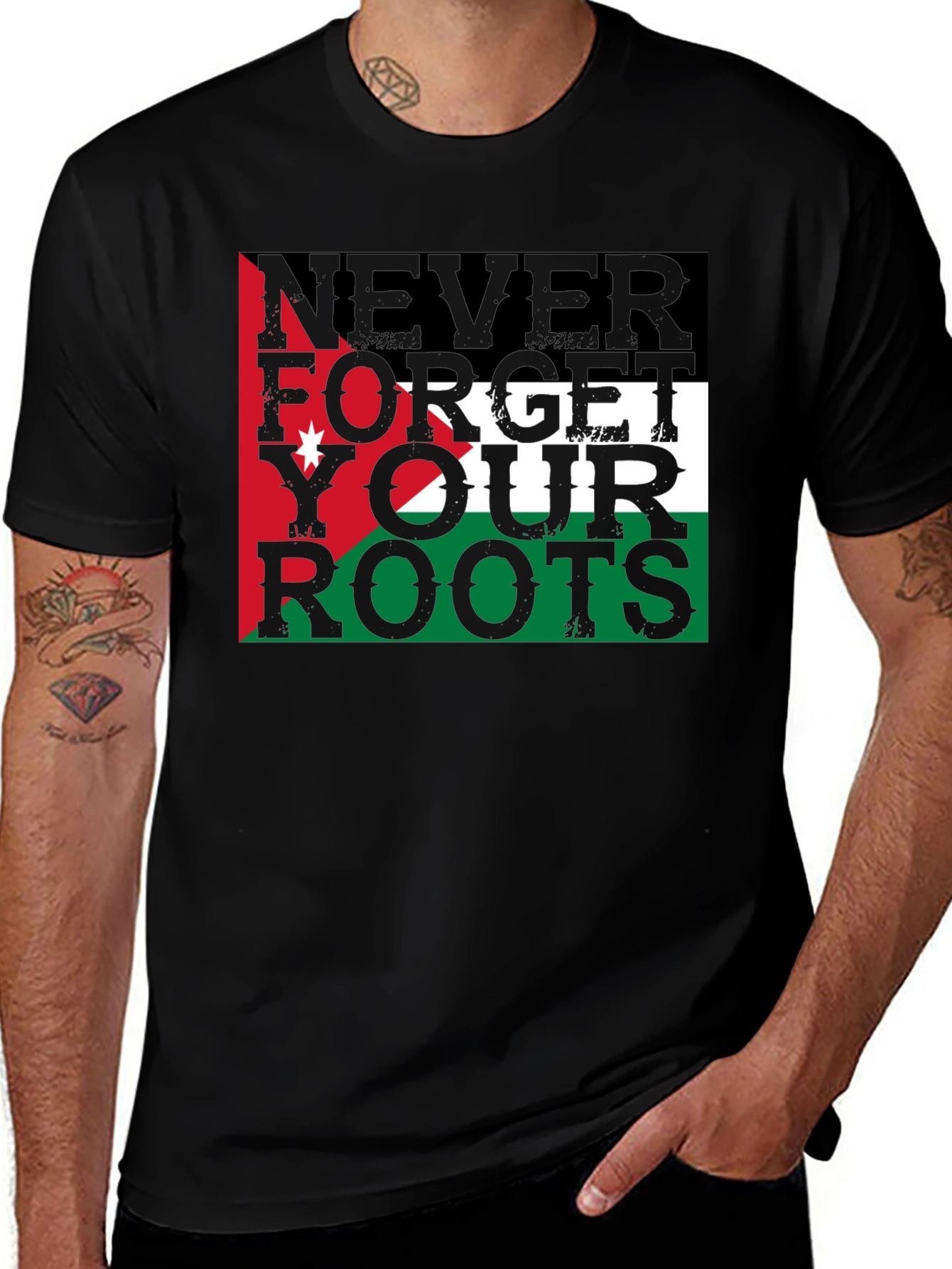 Jordan Roots T-Shirt - Never Forget