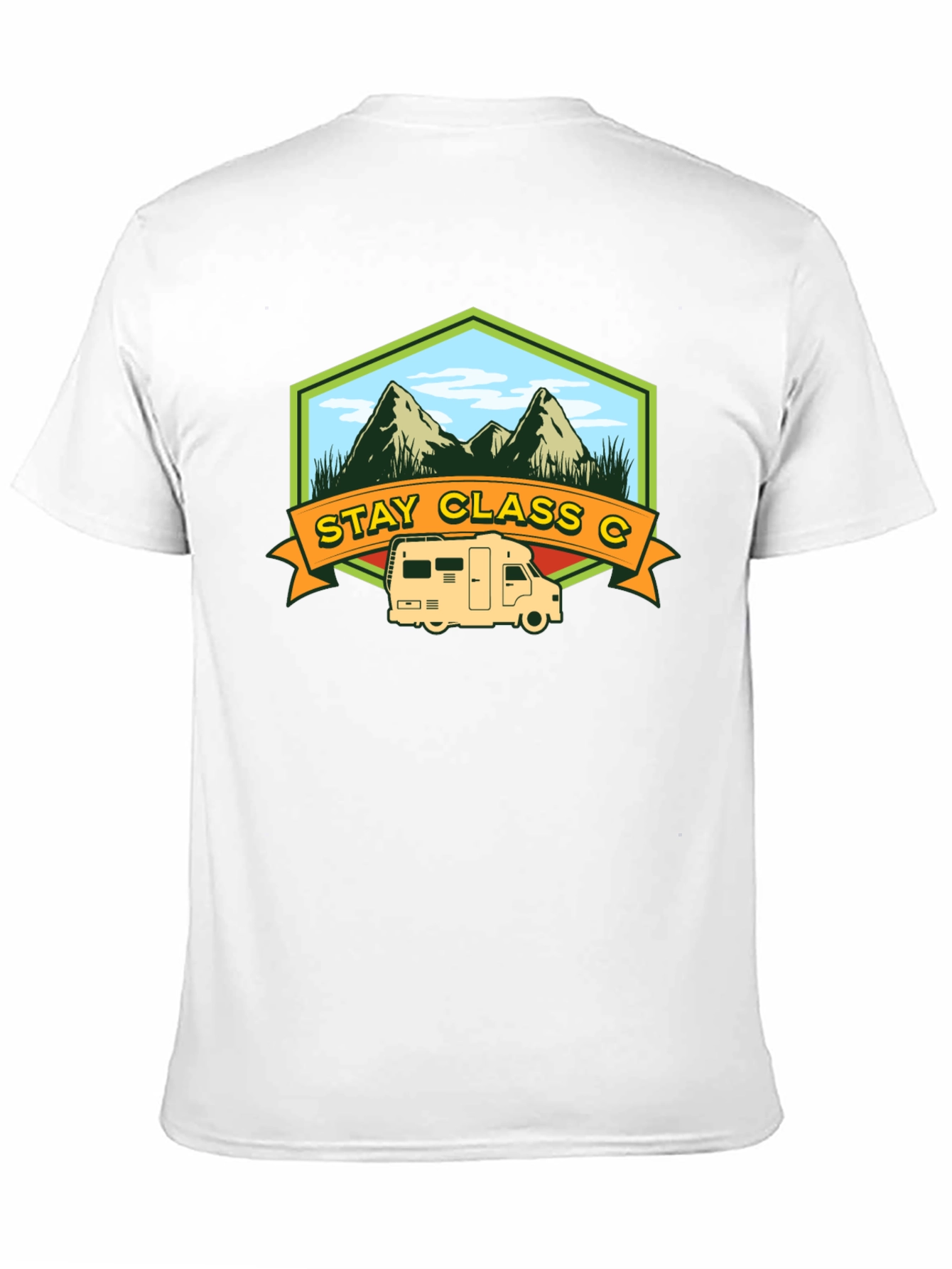 Stay Class C T-Shirt: Camping & Adventure
