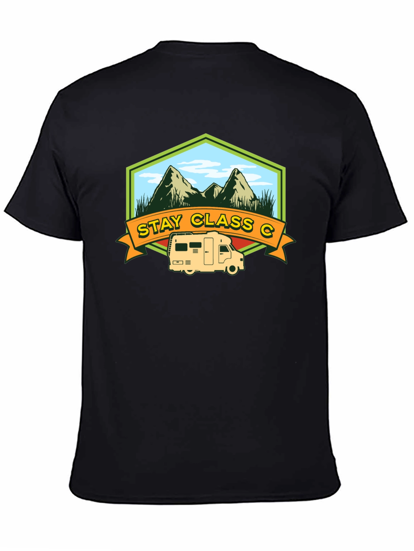 Stay Class C T-Shirt: Camping & Adventure