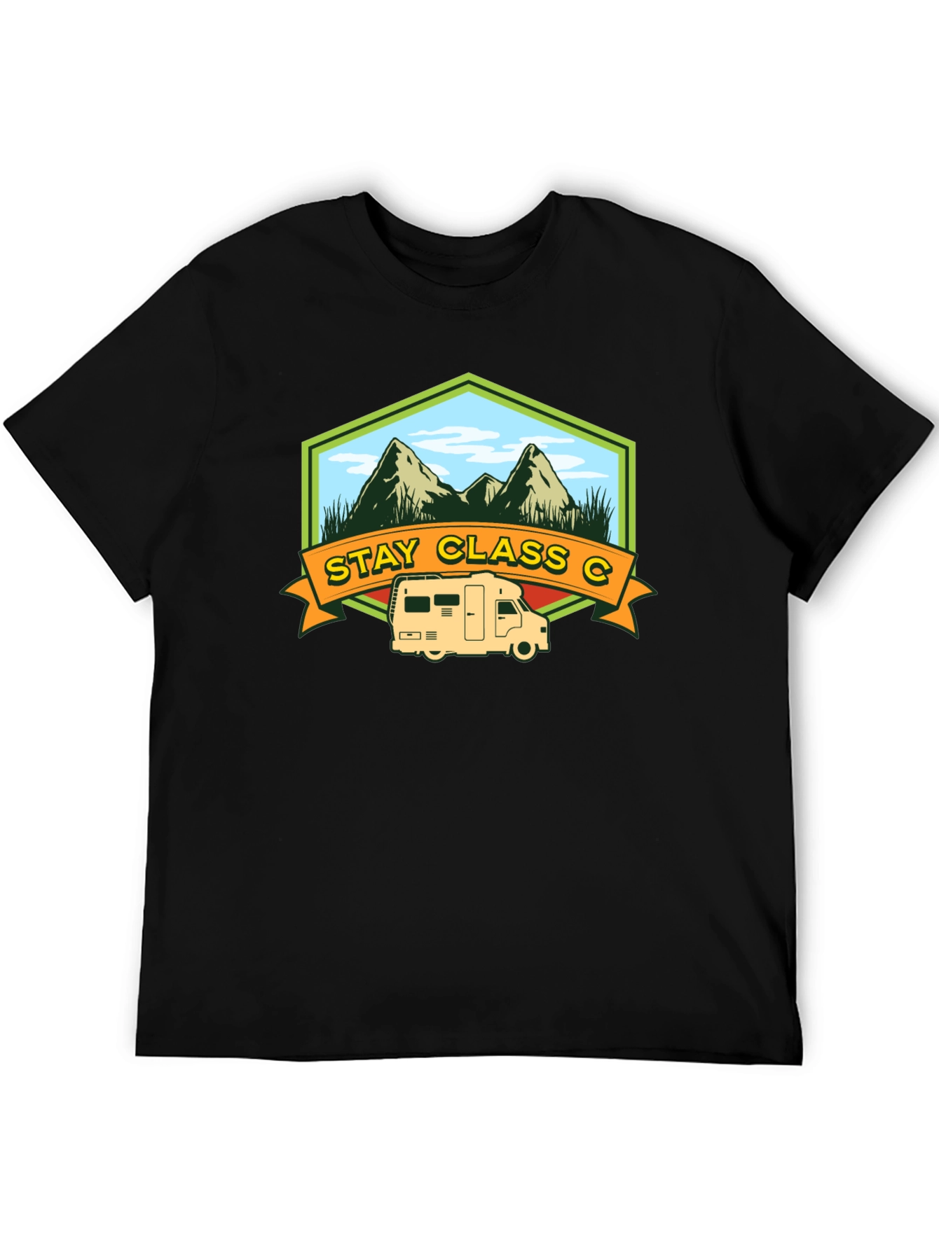 Stay Class C T-Shirt: Camping & Adventure