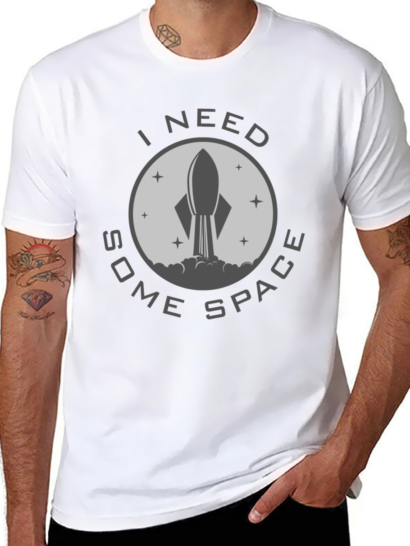I Need Some Space T-Shirt - Rocket Graphic Tee