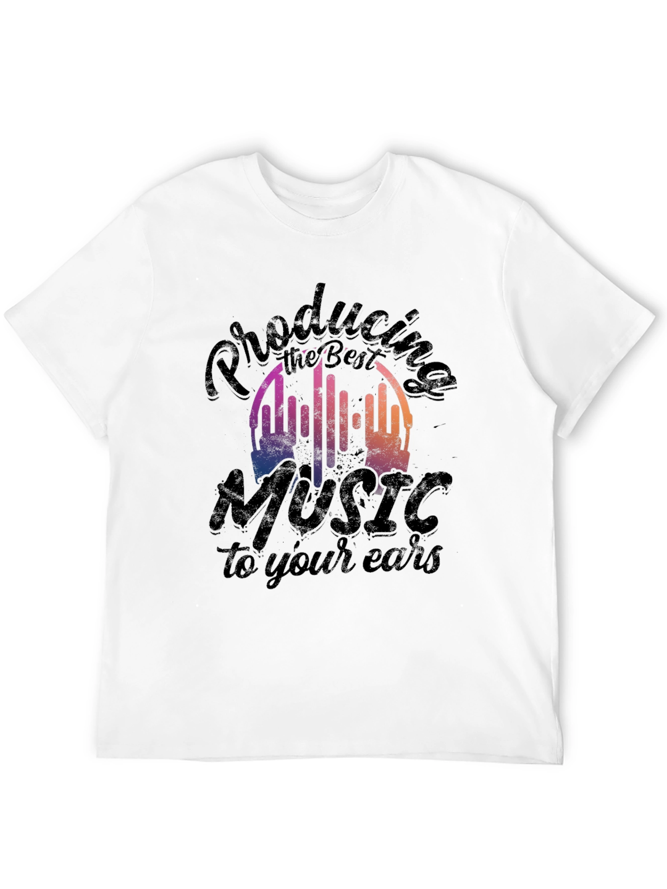 Producing the Best Music Black T-Shirt