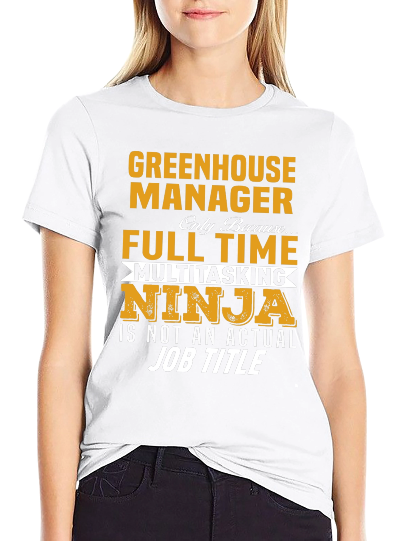 Greenhouse Manager T-Shirt - Multitasking Ninja Design