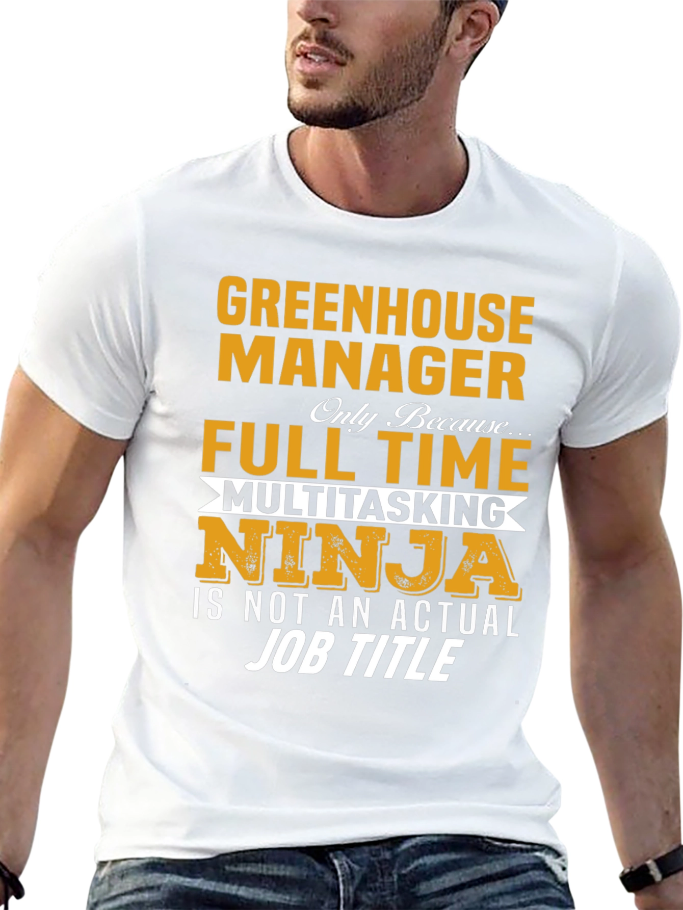 Greenhouse Manager T-Shirt - Multitasking Ninja Design
