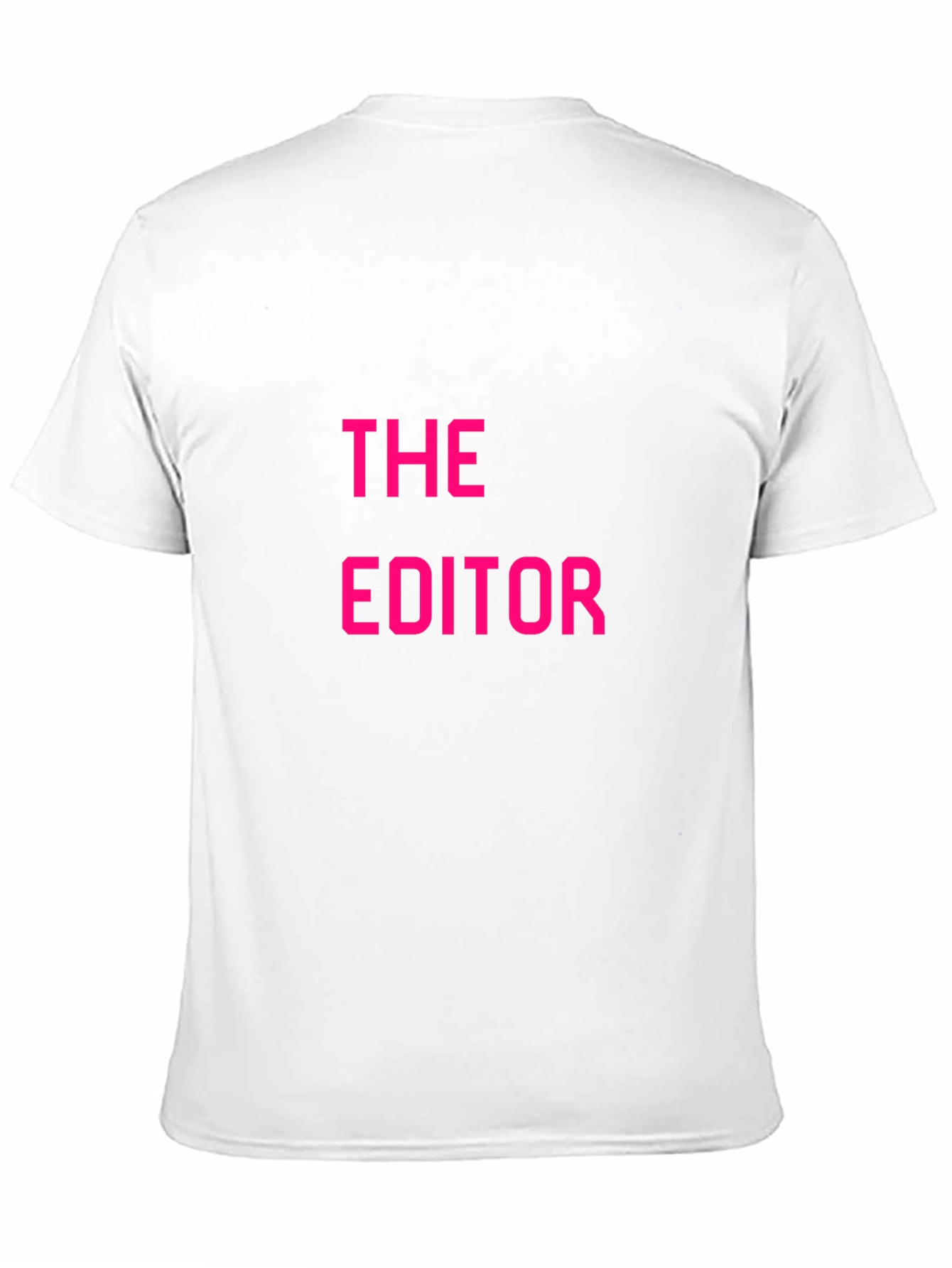 The Editor Graphic Tee - Black Cotton T-Shirt