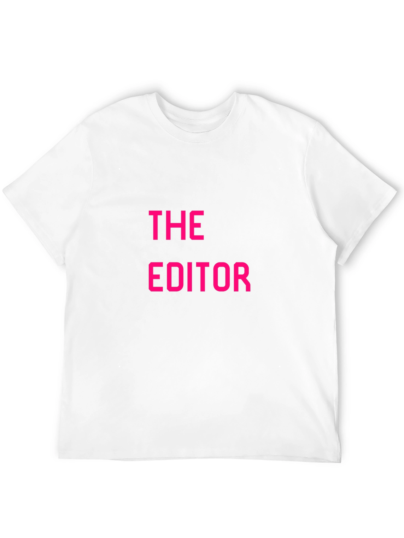 The Editor Graphic Tee - Black Cotton T-Shirt