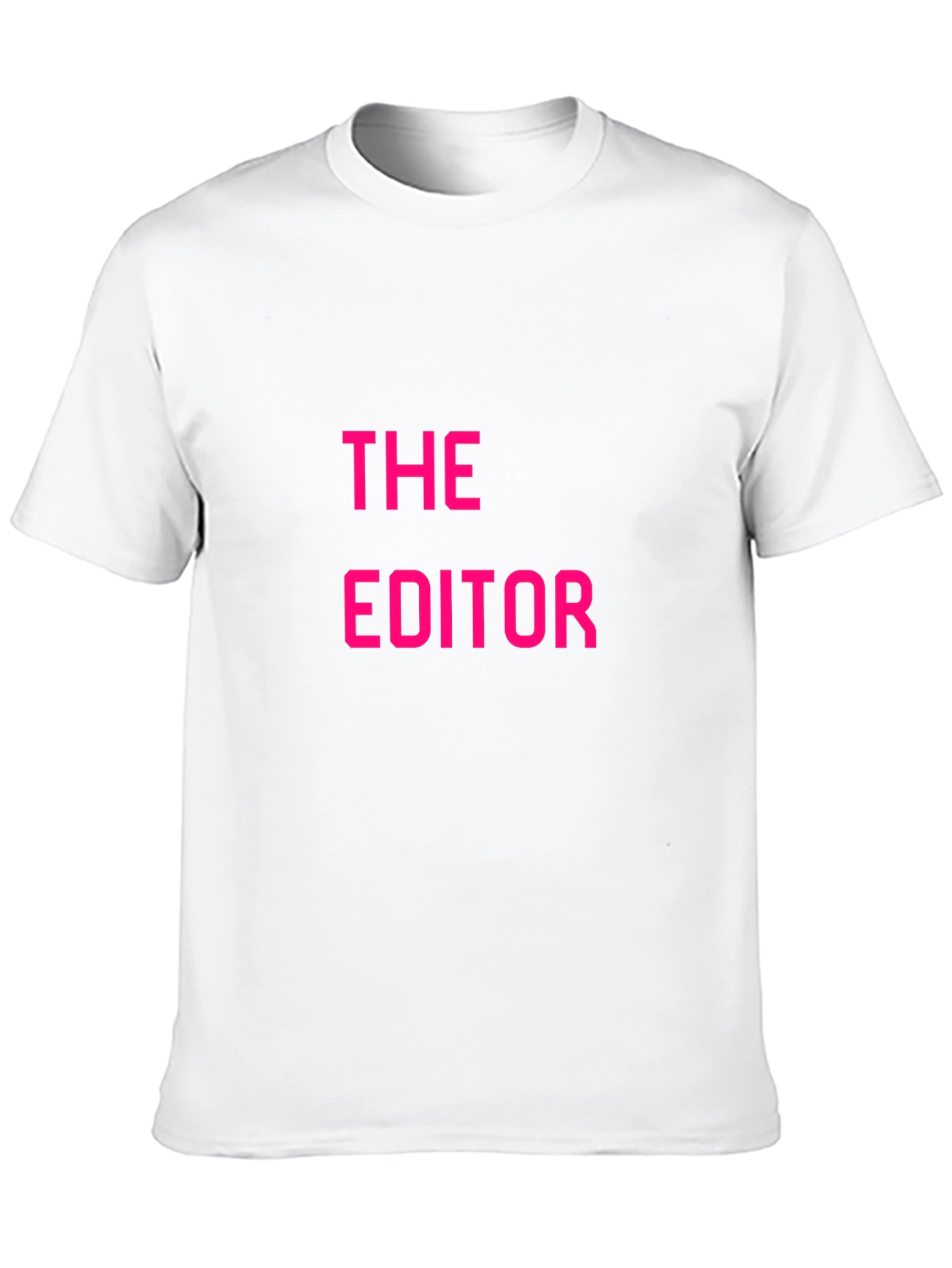 The Editor Graphic Tee - Black Cotton T-Shirt