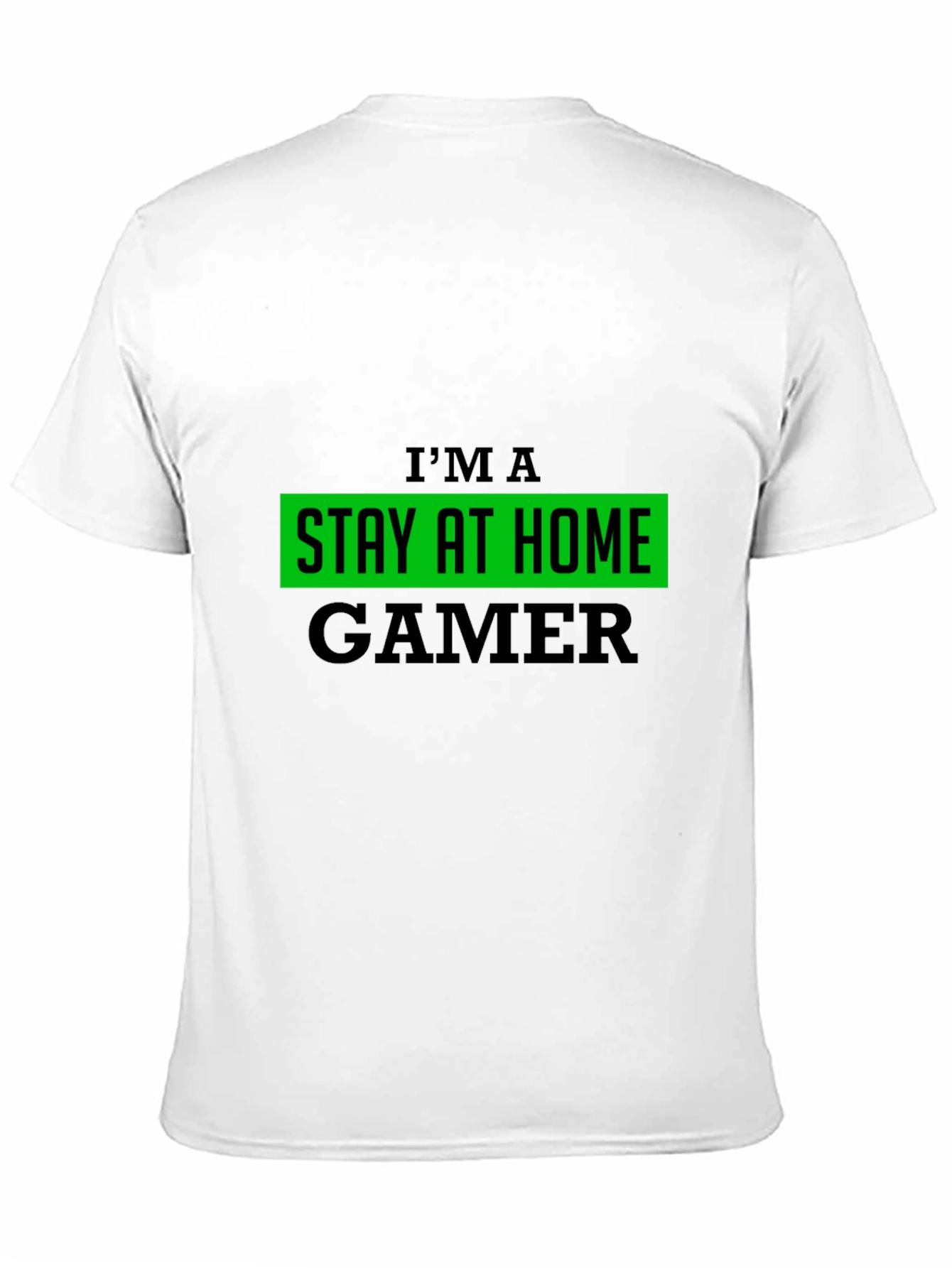 Stay At Home Gamer Black T-Shirt