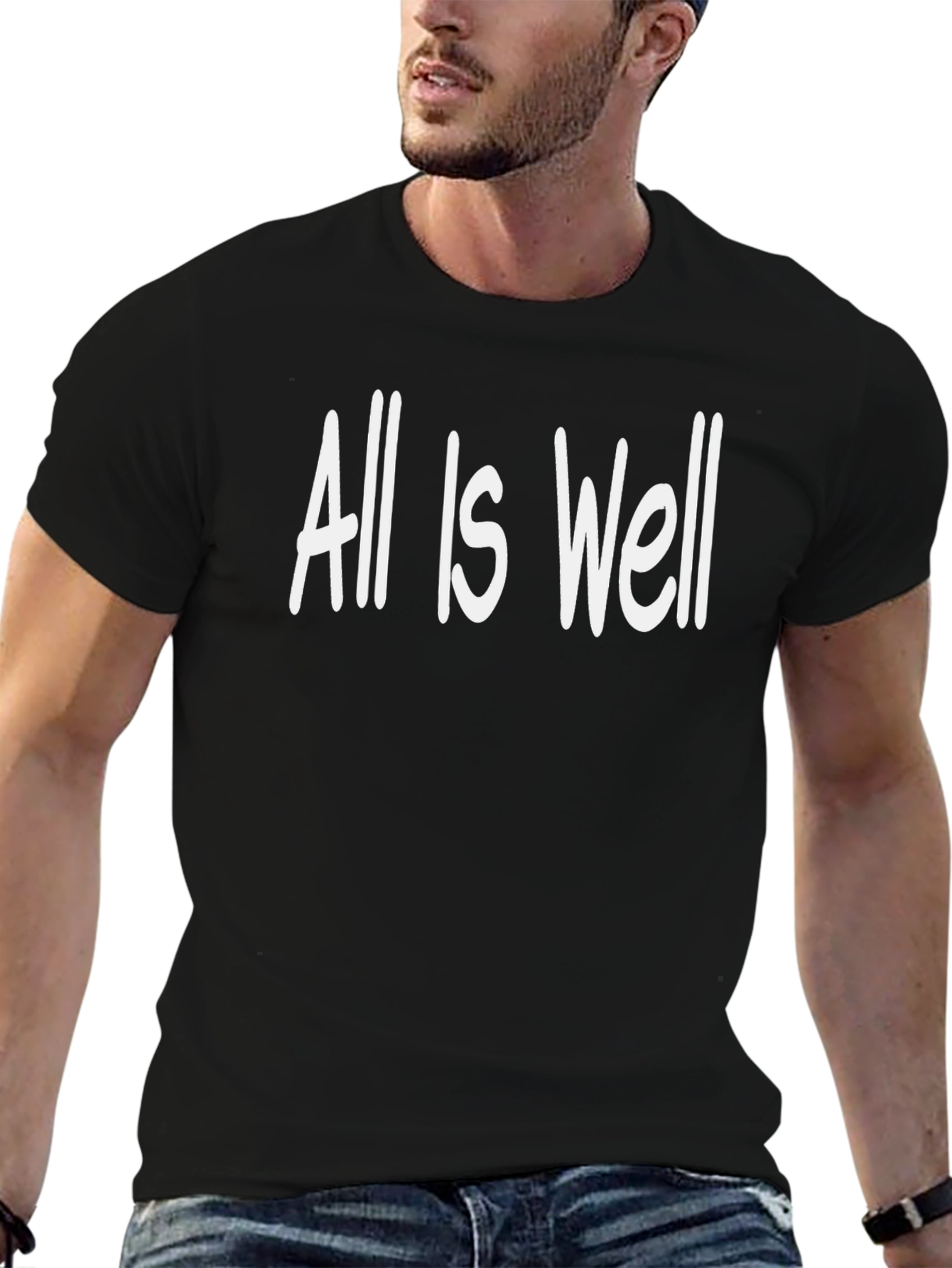 All is Well T-Shirt - Soft Cotton Casual Tee