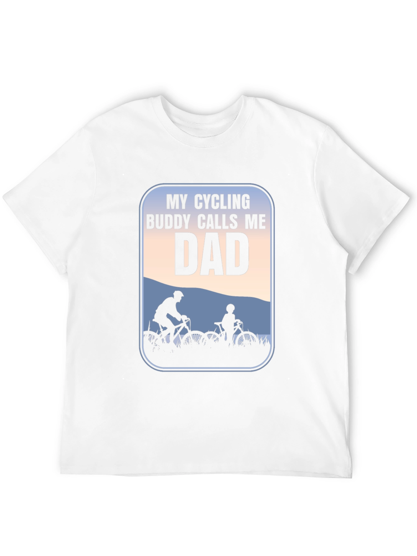 Cycling Buddy Dad T-Shirt: Perfect for Bike-Loving Fathers