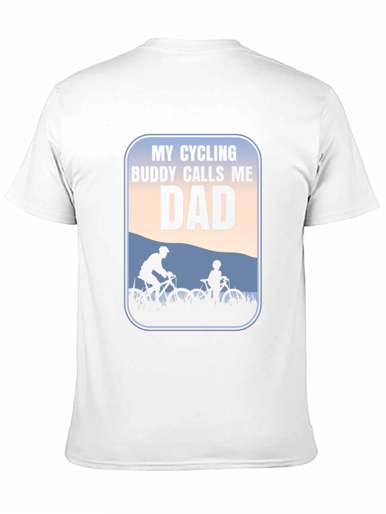 Cycling Buddy Dad T-Shirt: Perfect for Bike-Loving Fathers