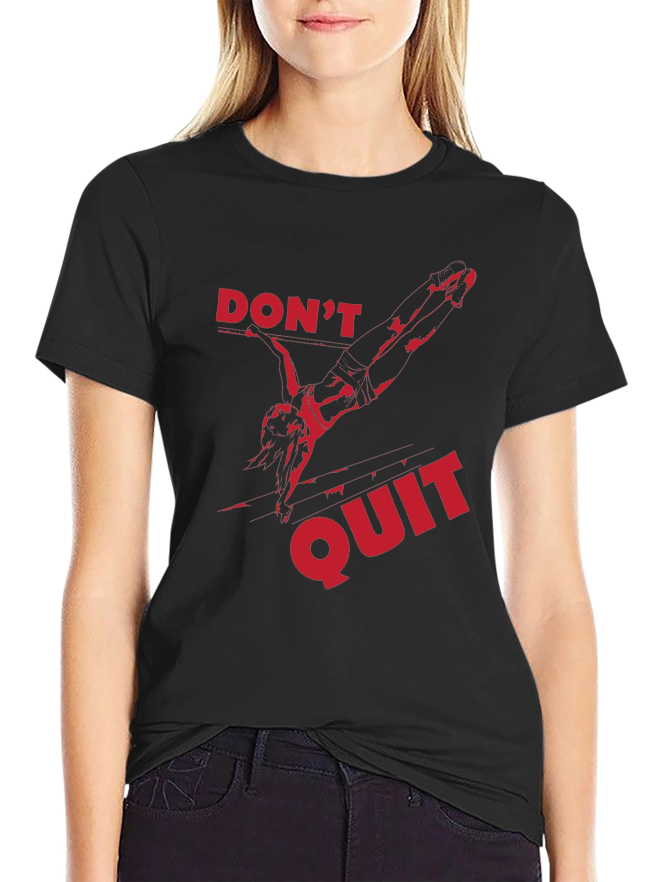 Dont Quit Graphic Tee - Black