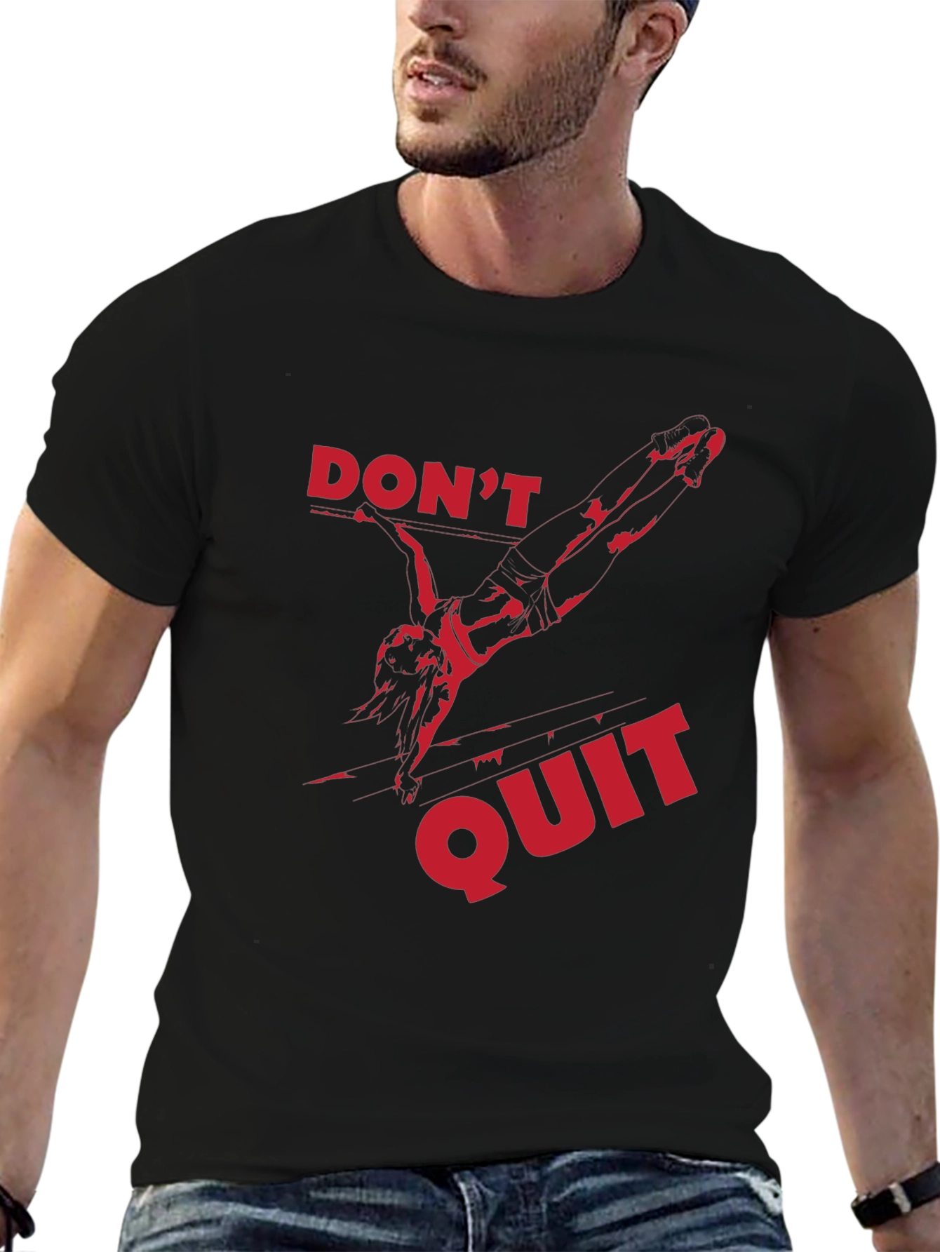 Dont Quit Graphic Tee - Black
