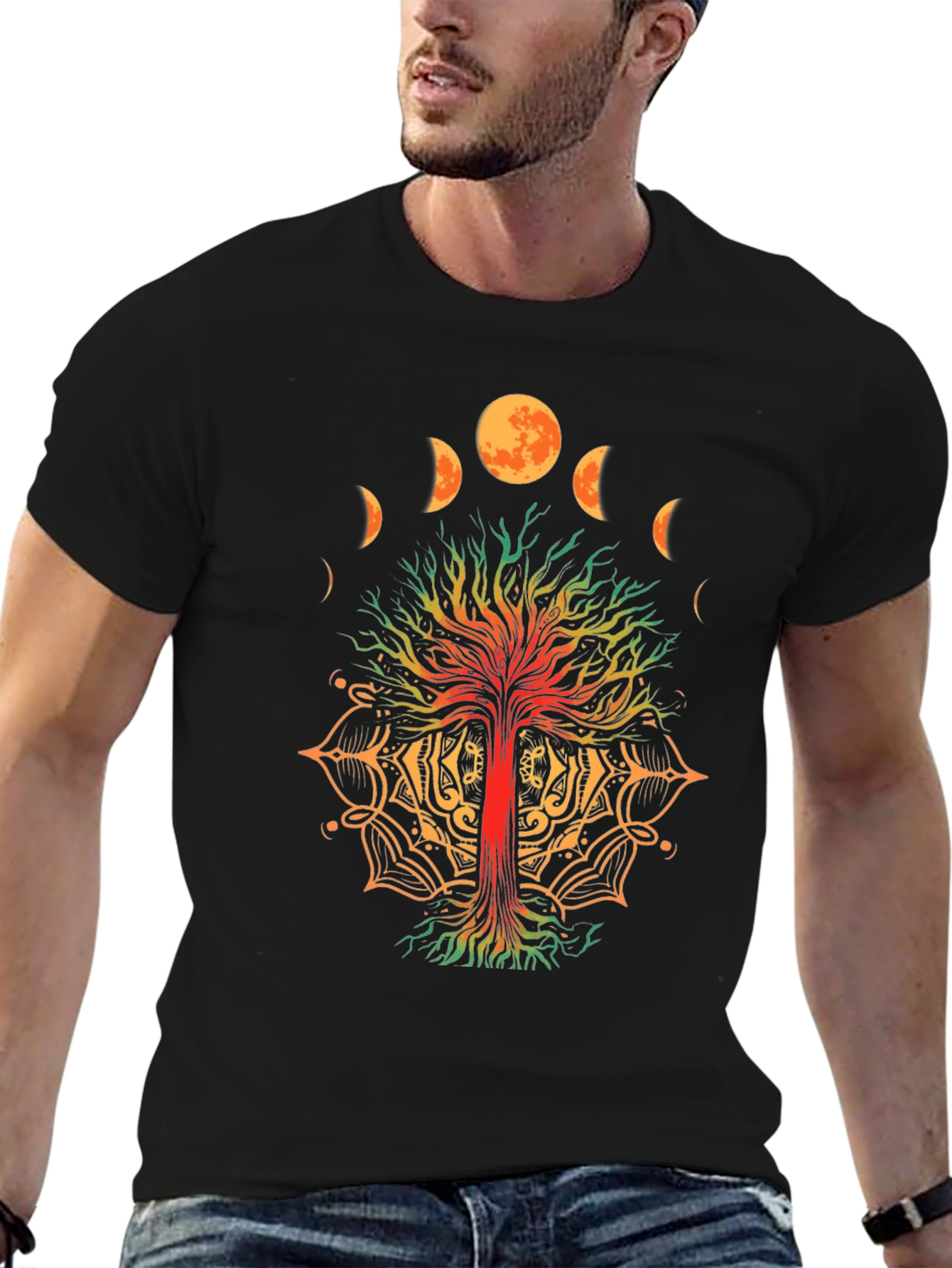 Tree of Life Moon Phases T-Shirt
