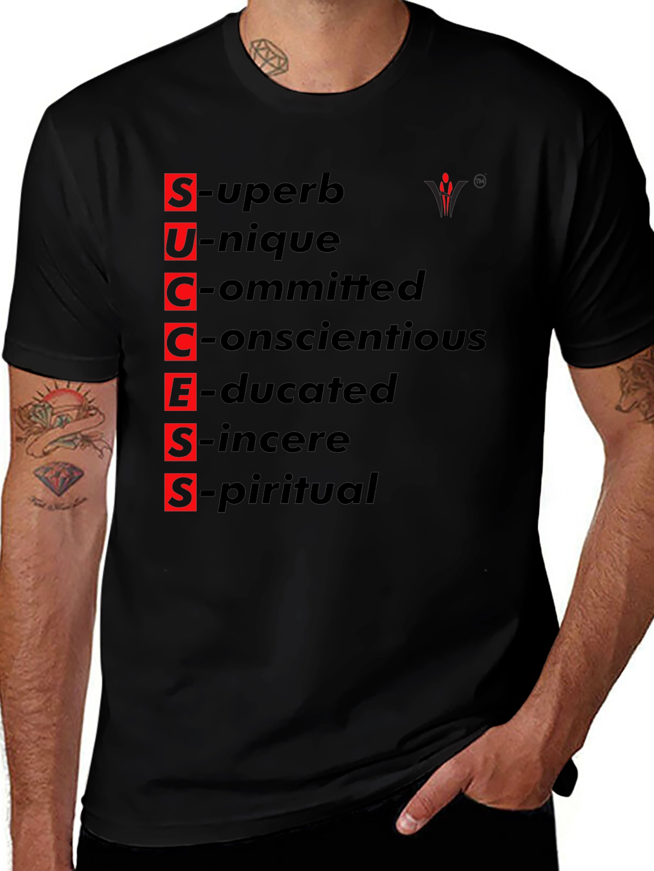 Success Definition Graphic Tee - Black