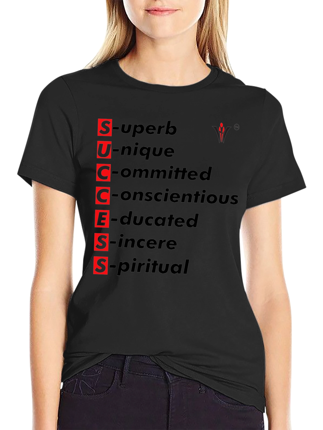 Success Definition Graphic Tee - Black