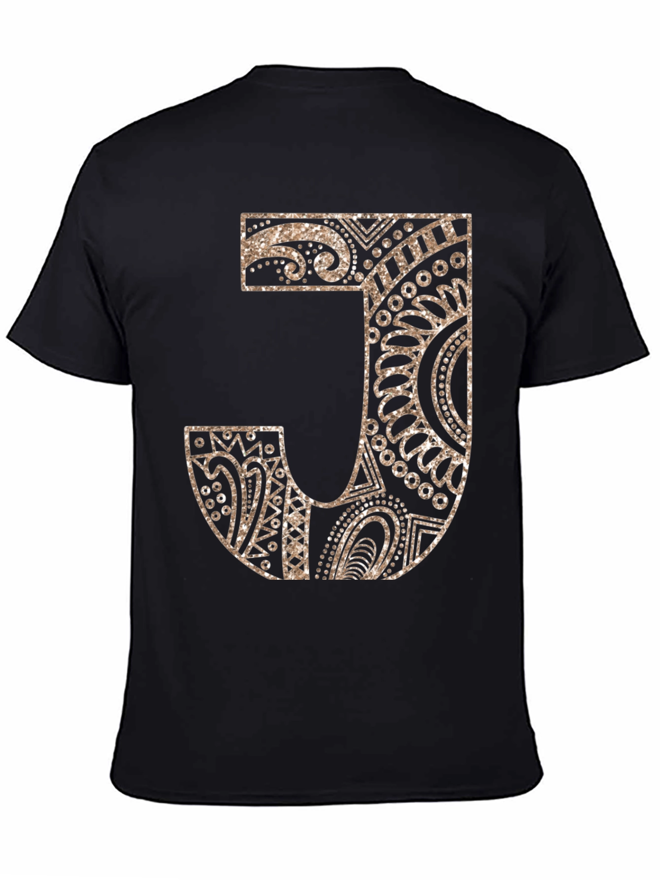 Letter J Graphic Tee - Stylish Initial Design