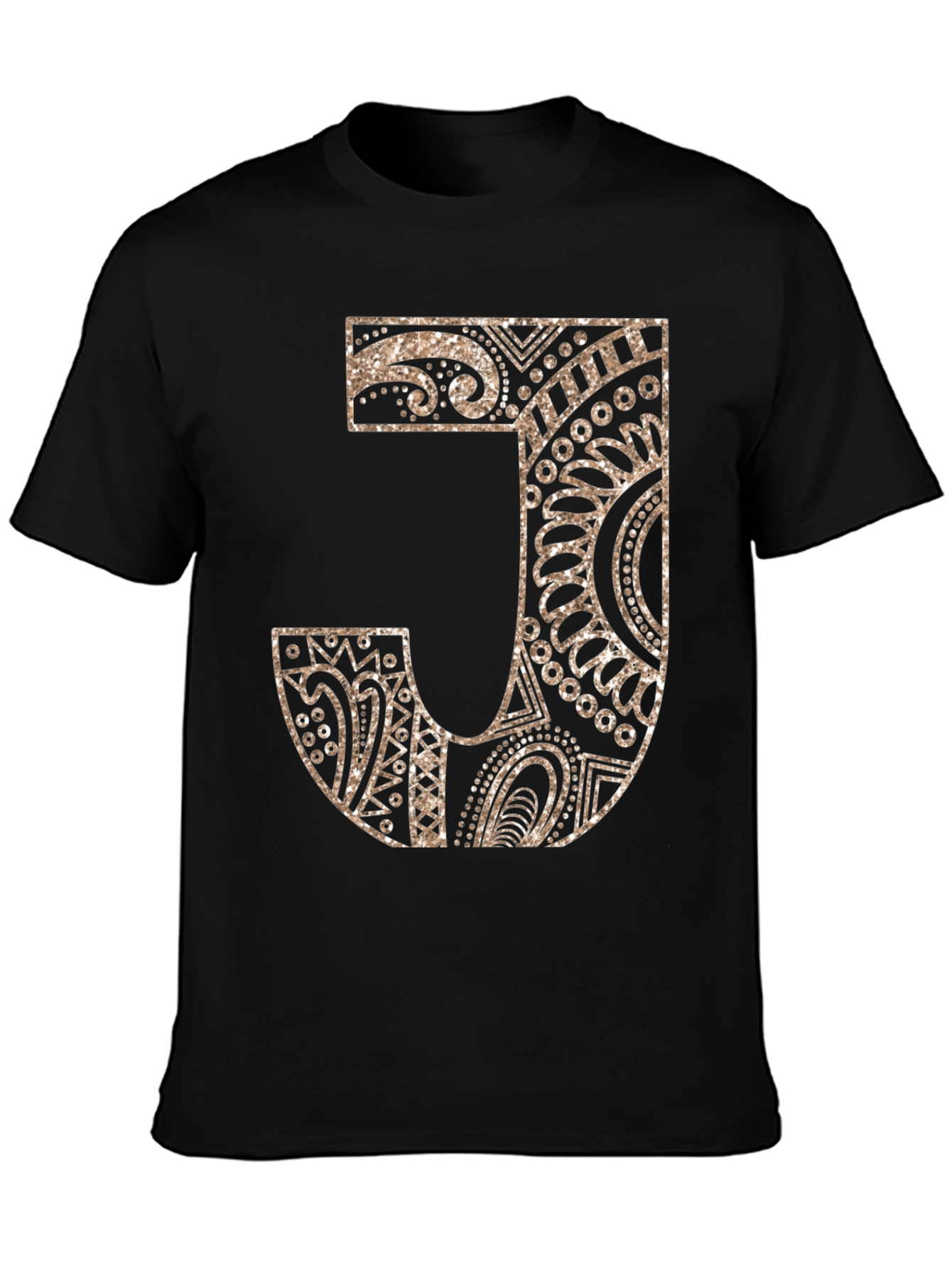 Letter J Graphic Tee - Stylish Initial Design