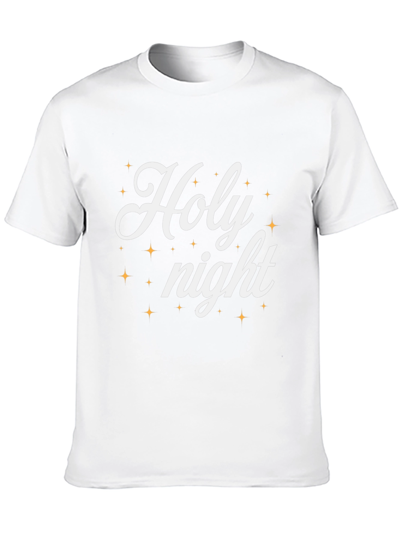 Holy Night Graphic Tee - Soft Black Cotton Blend