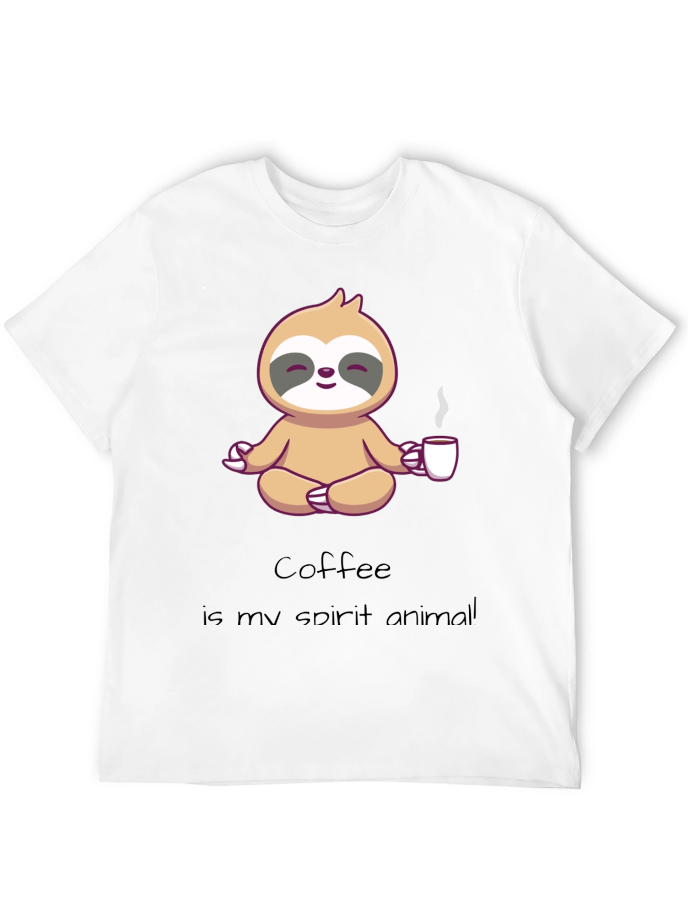 Meditating Sloth Coffee Lover T-Shirt