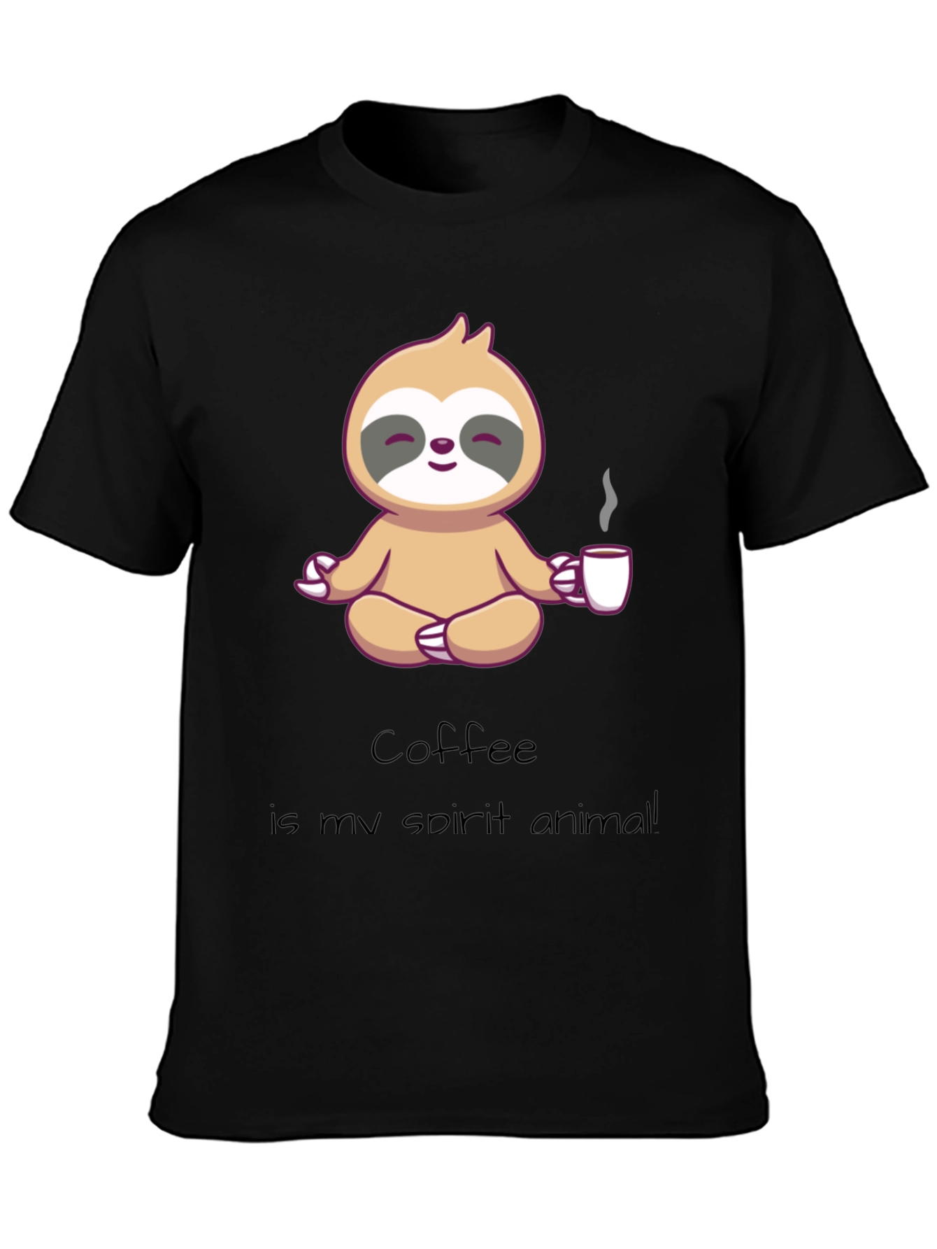 Meditating Sloth Coffee Lover T-Shirt