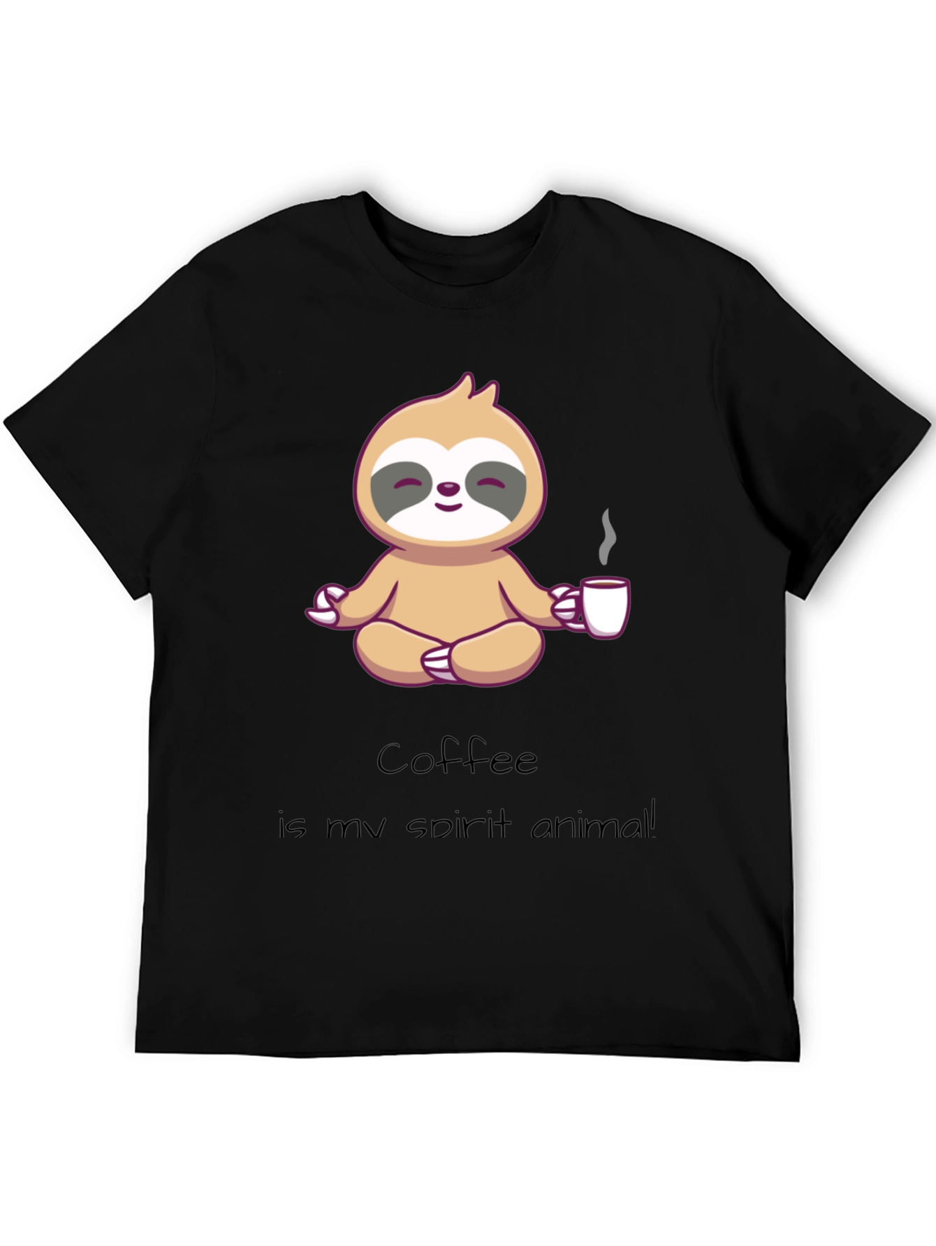 Meditating Sloth Coffee Lover T-Shirt
