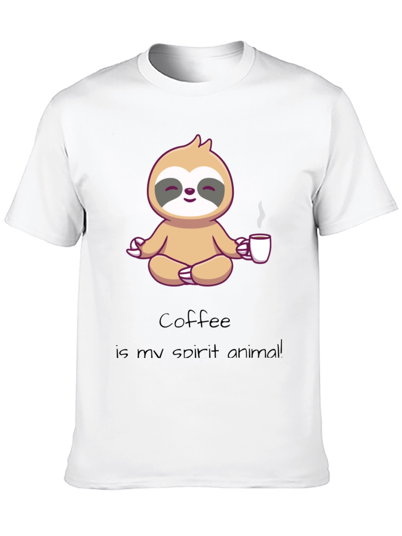 Meditating Sloth Coffee Lover T-Shirt