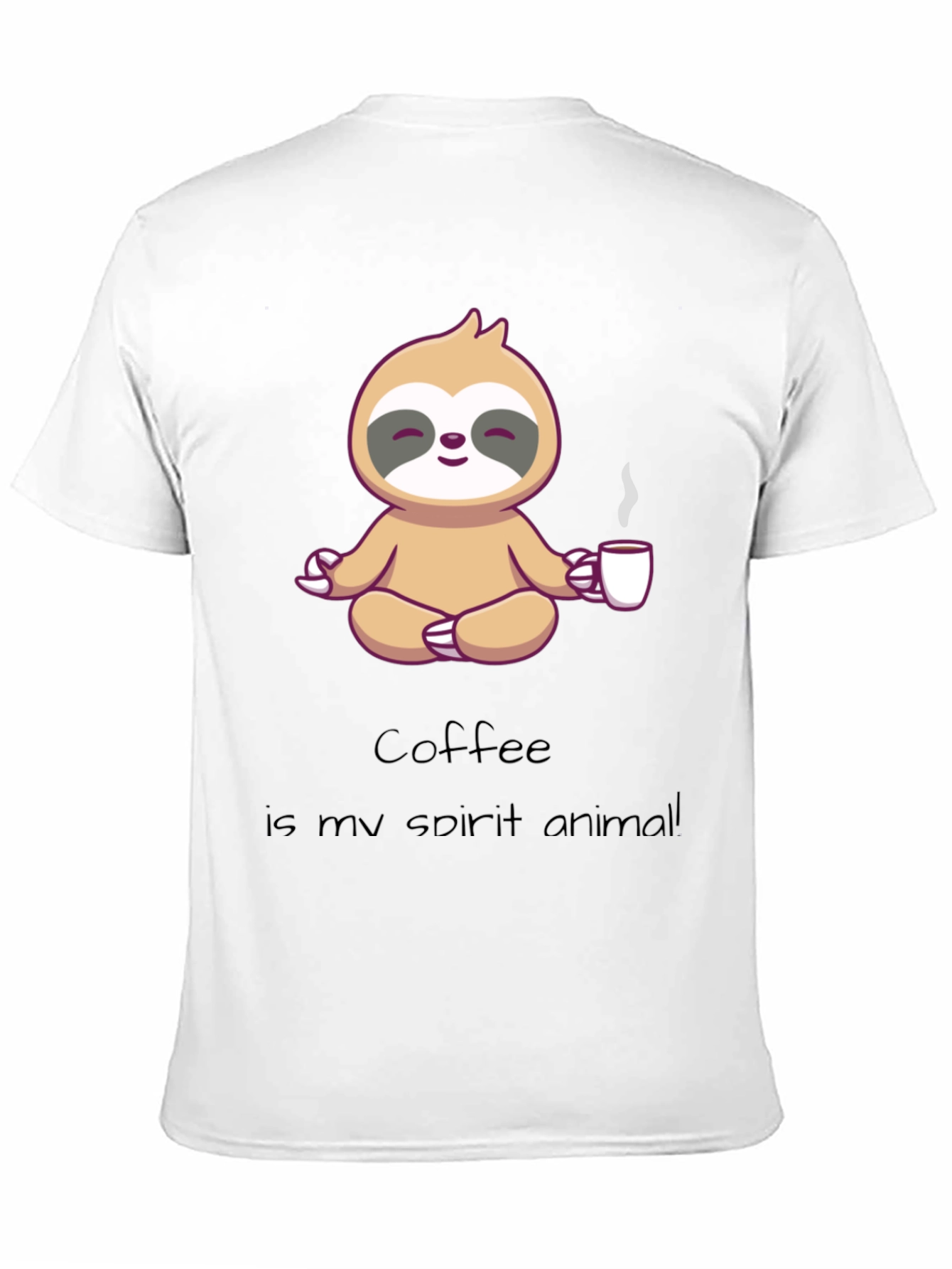 Meditating Sloth Coffee Lover T-Shirt