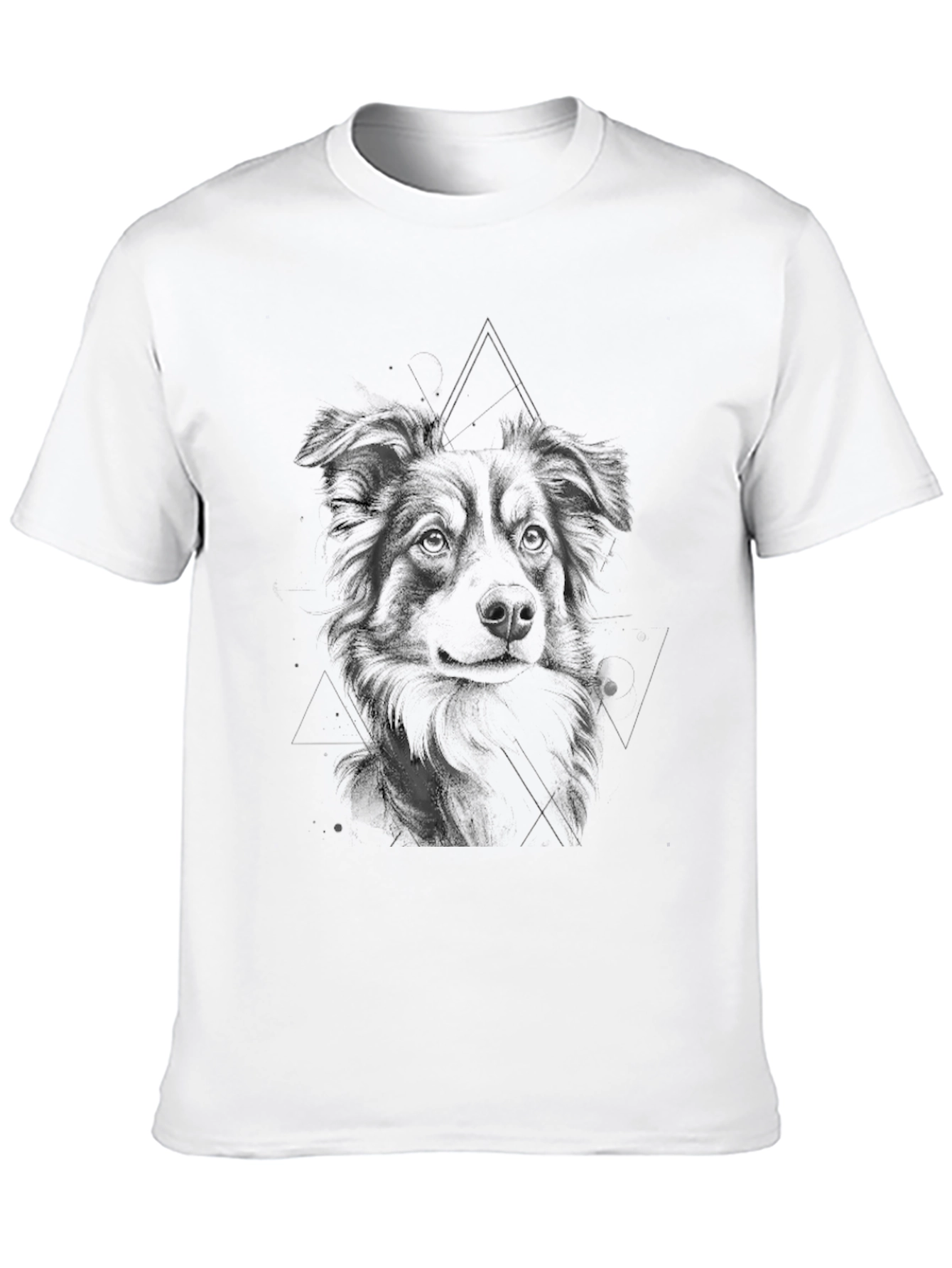 Dog Graphic Black T-Shirt