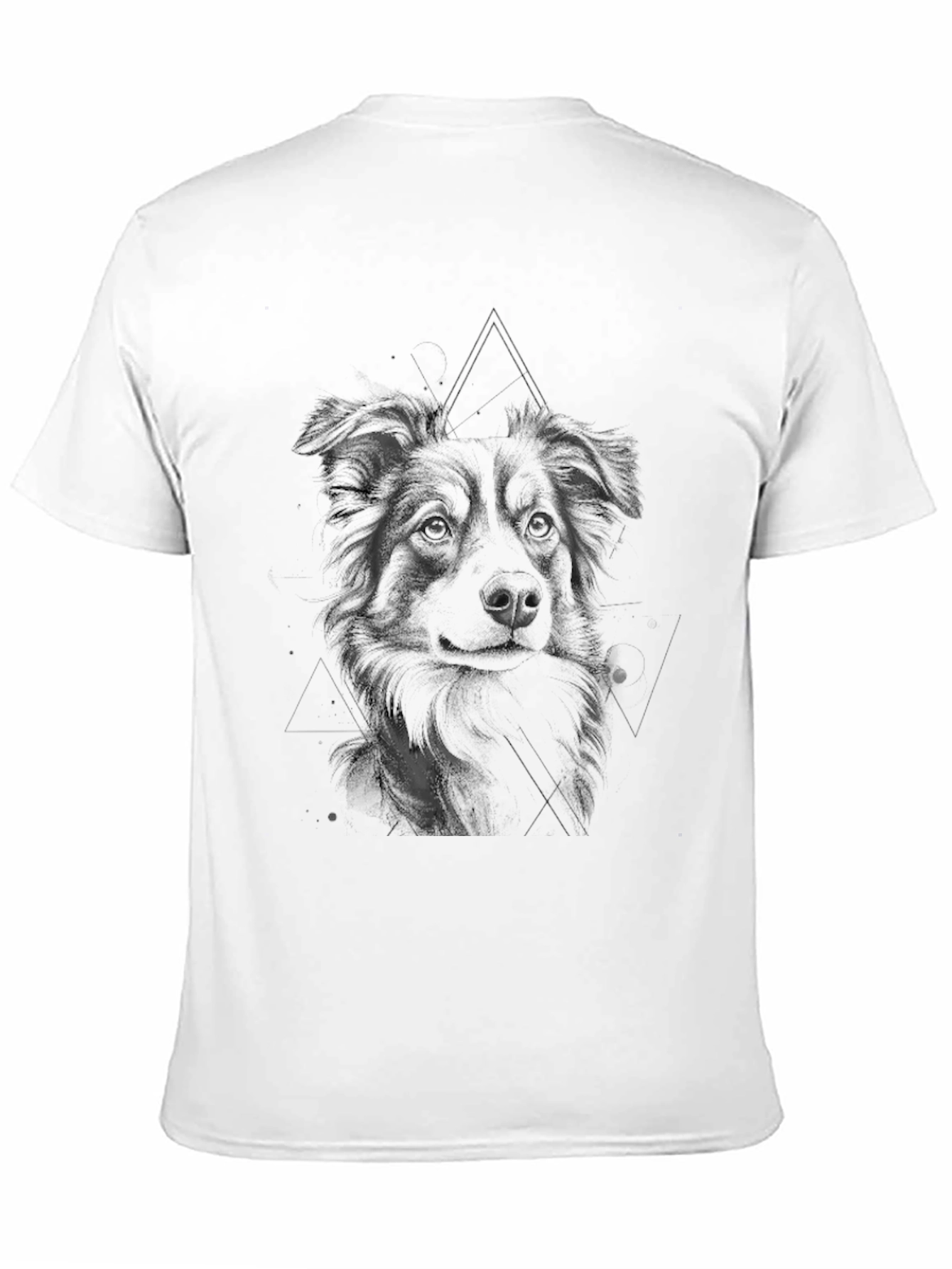 Dog Graphic Black T-Shirt