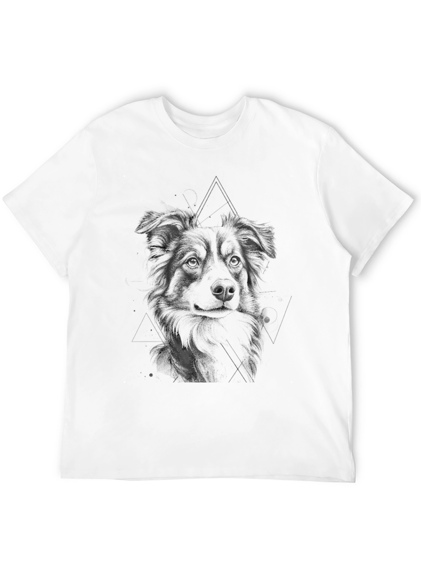 Dog Graphic Black T-Shirt
