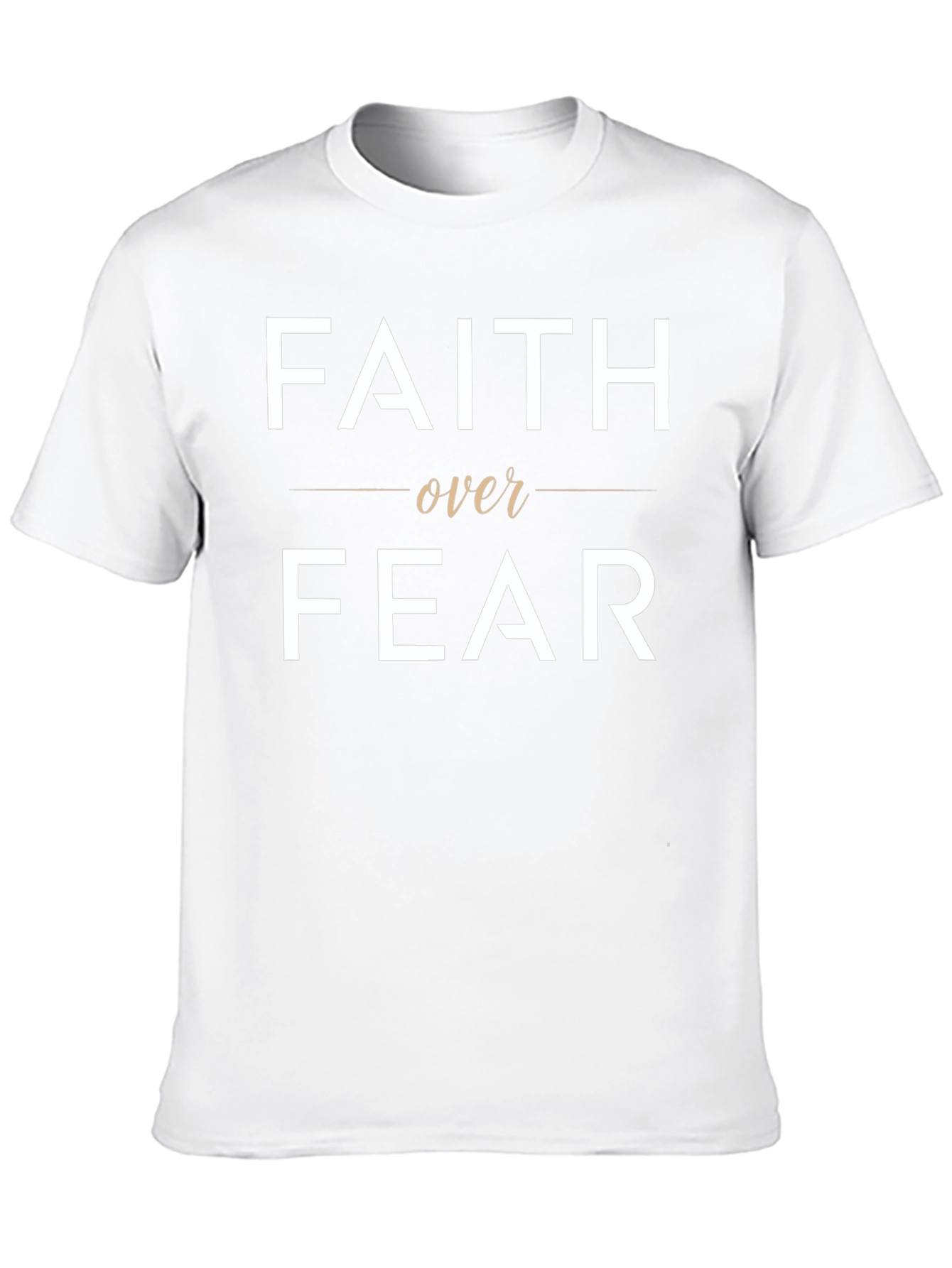 Faith Over Fear Graphic T-Shirt Christian Apparel