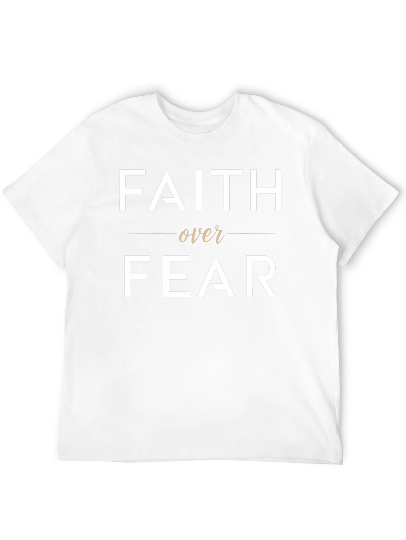 Faith Over Fear Graphic T-Shirt Christian Apparel