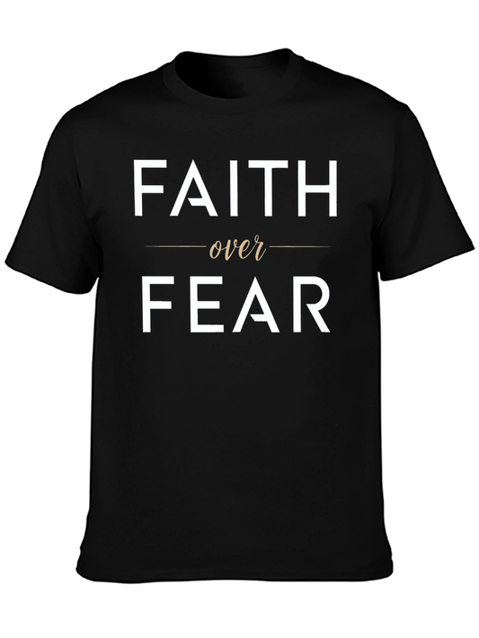 Faith Over Fear Graphic T-Shirt Christian Apparel