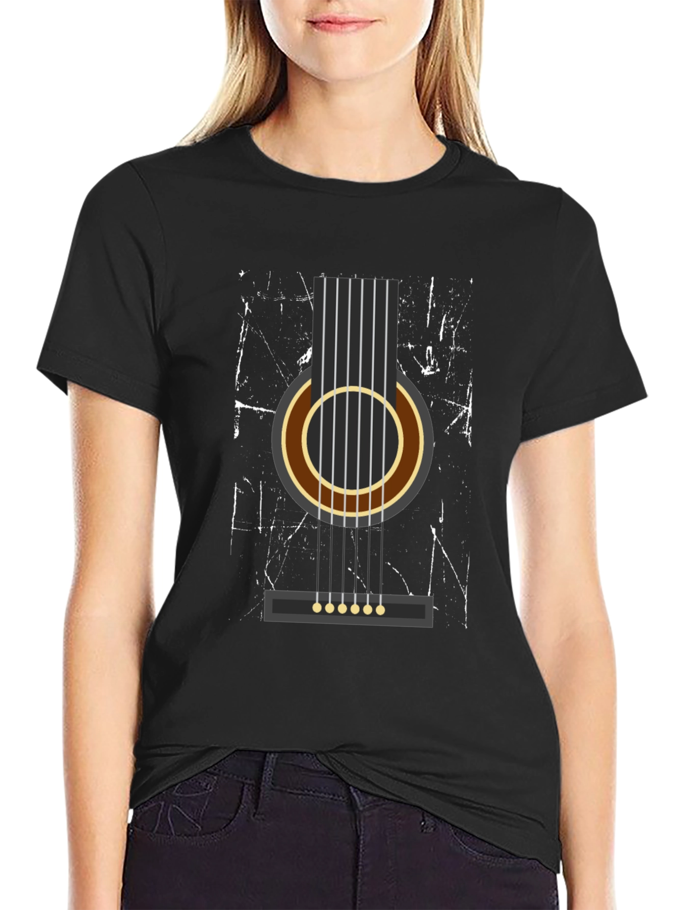 Guitar Graphic Tee - Music Lover Shirt