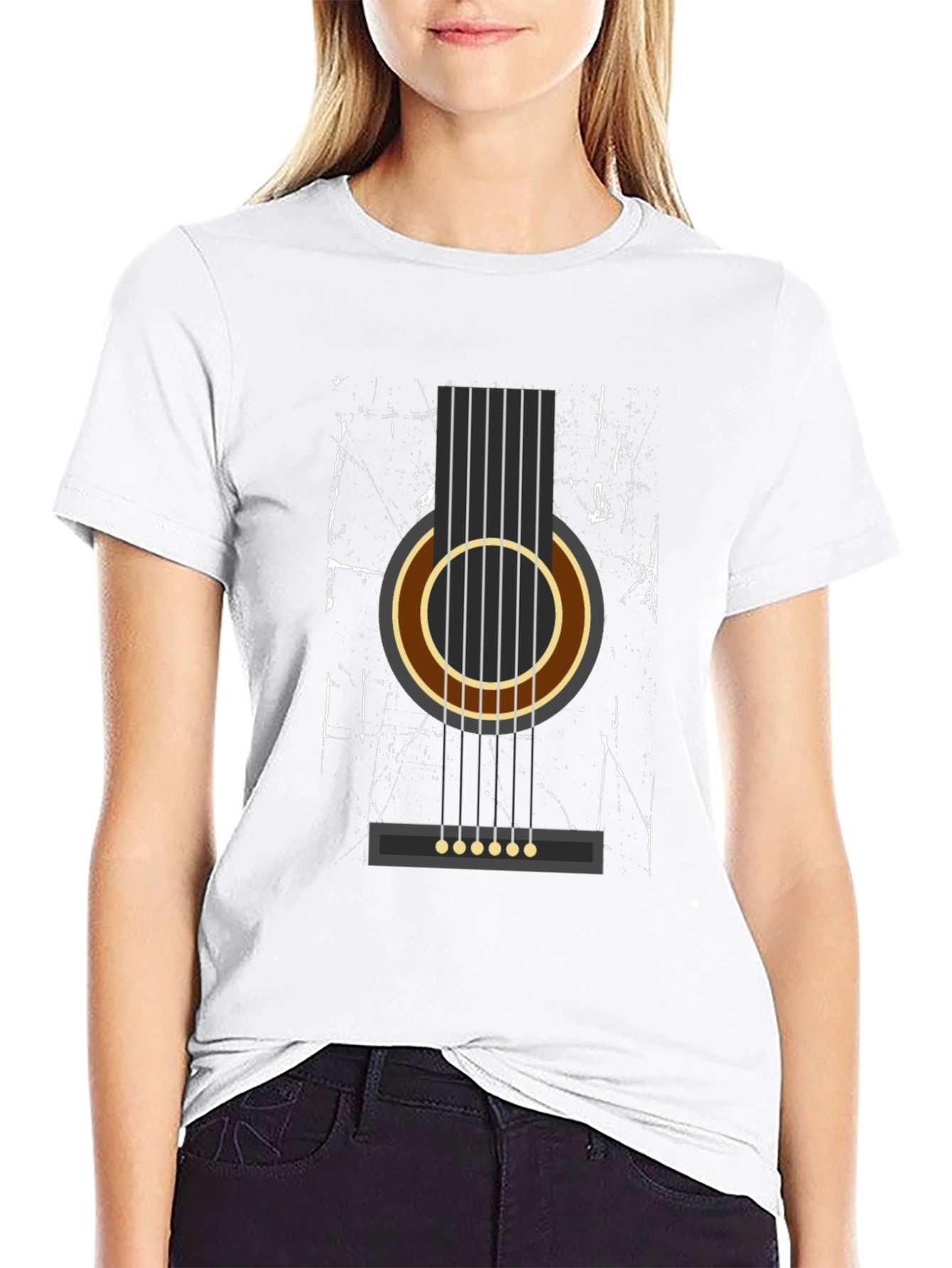 Guitar Graphic Tee - Music Lover Shirt