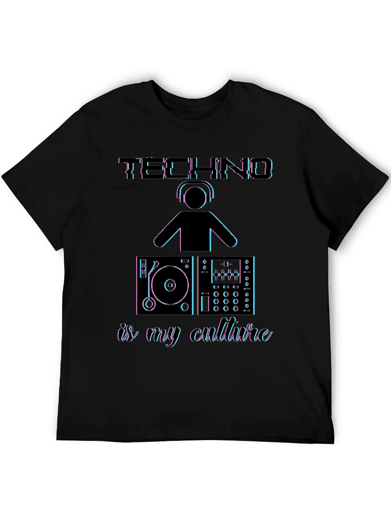 Techno Is My Culture Graphic T-Shirt