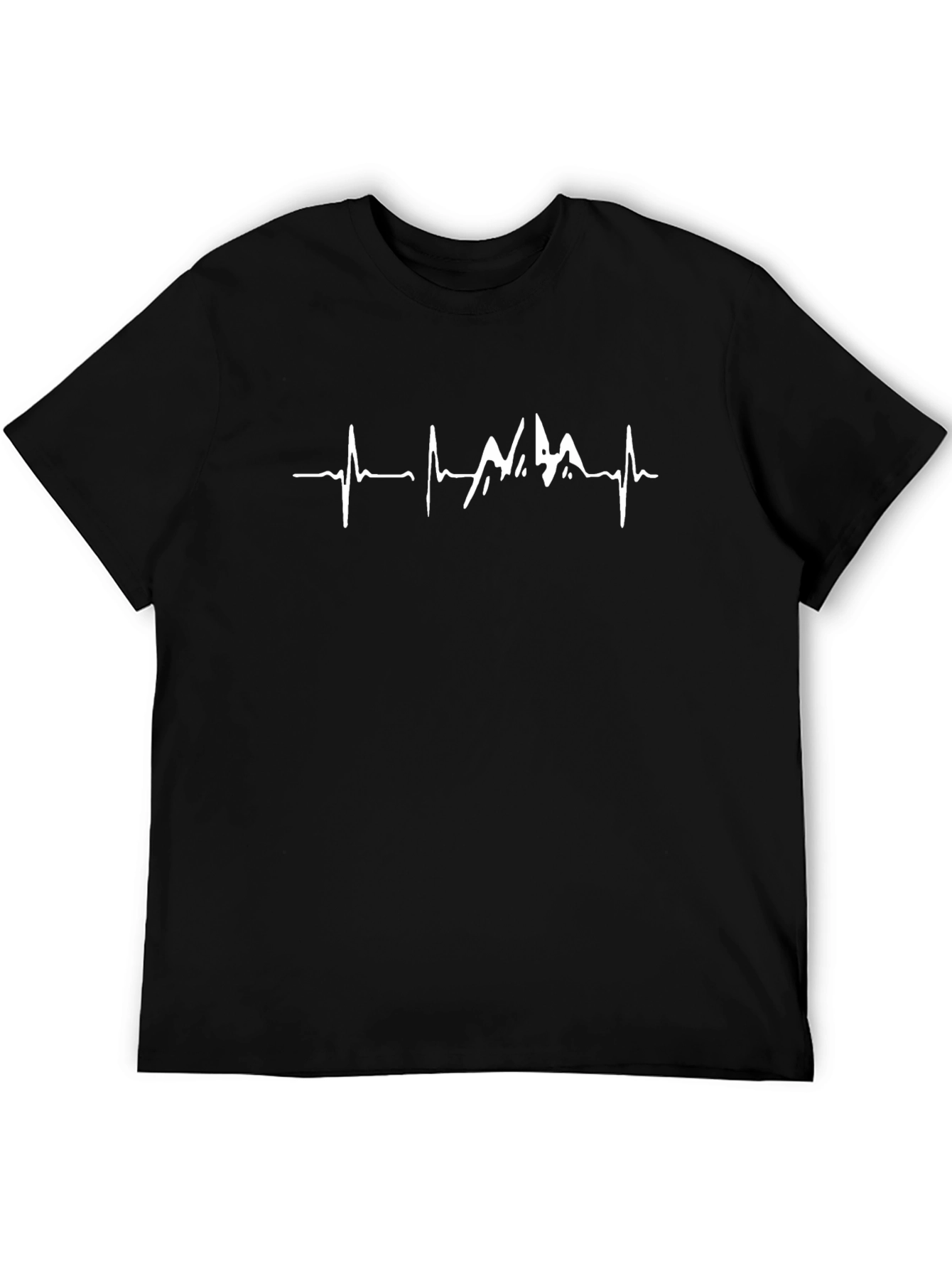 Mountain Heartbeat T-Shirt - Black