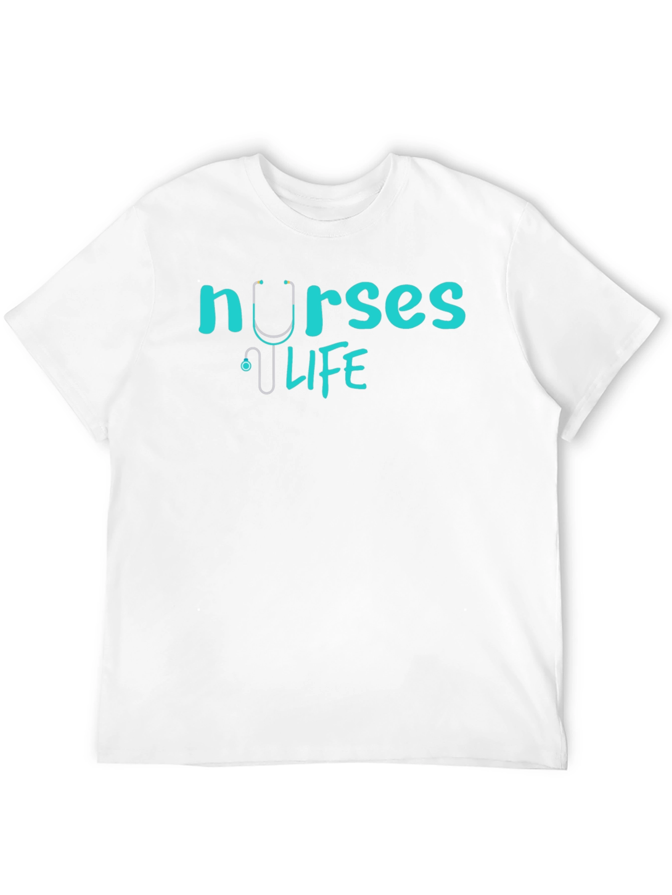 Nurses Life Stethoscope T-Shirt - Medical Profession Tee