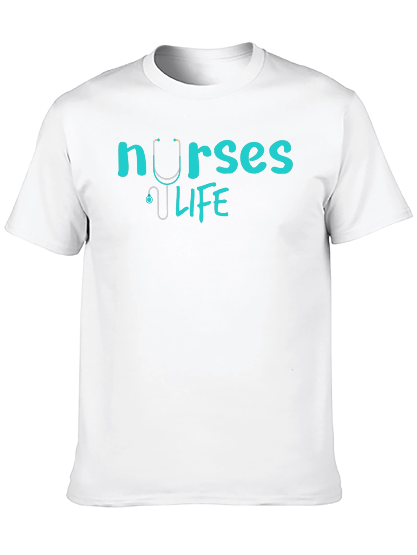 Nurses Life Stethoscope T-Shirt - Medical Profession Tee