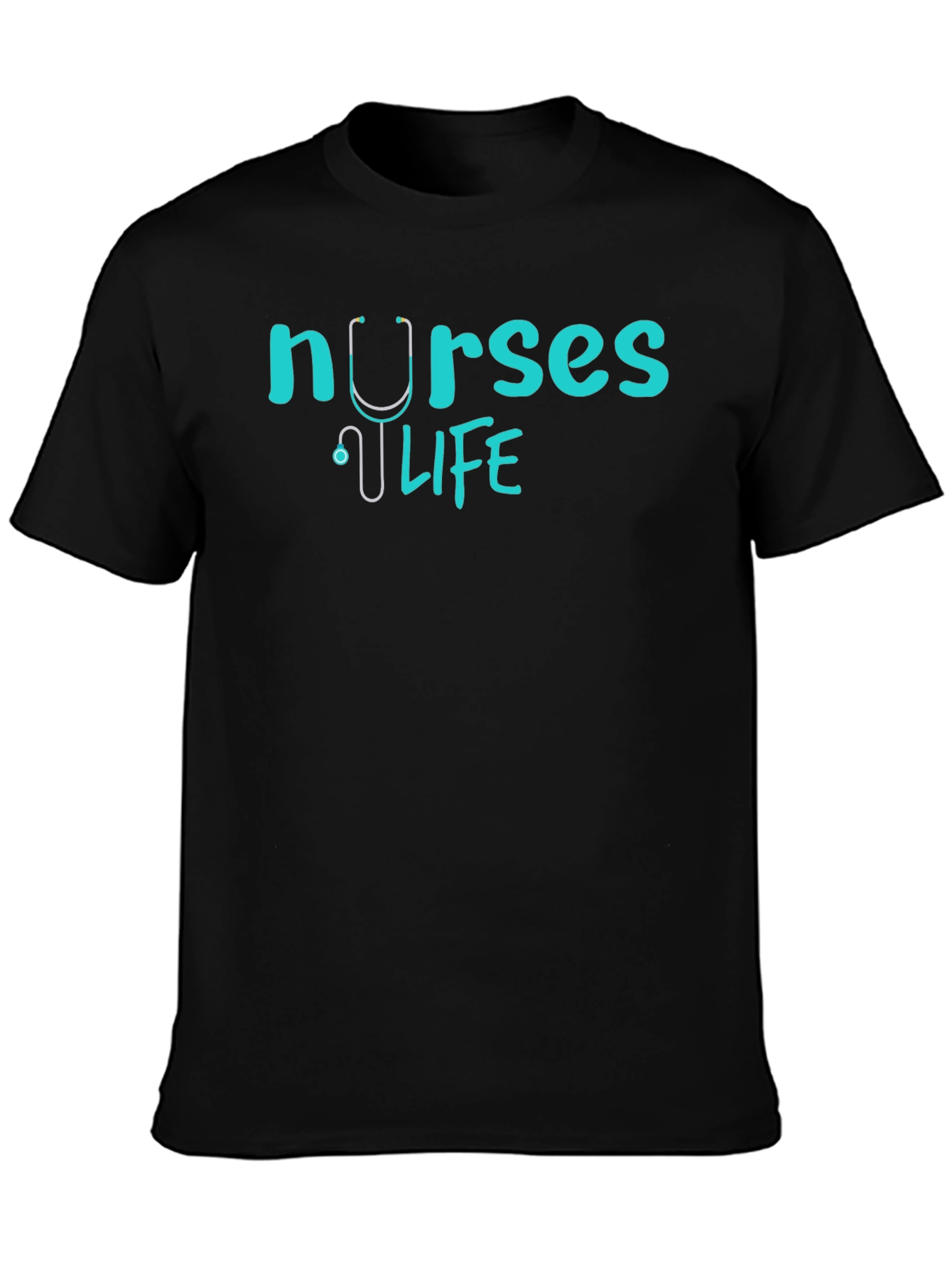 Nurses Life Stethoscope T-Shirt - Medical Profession Tee